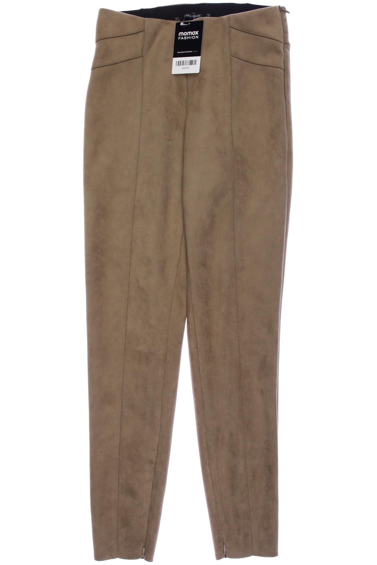 

Zara Damen Stoffhose, beige, Gr. 0