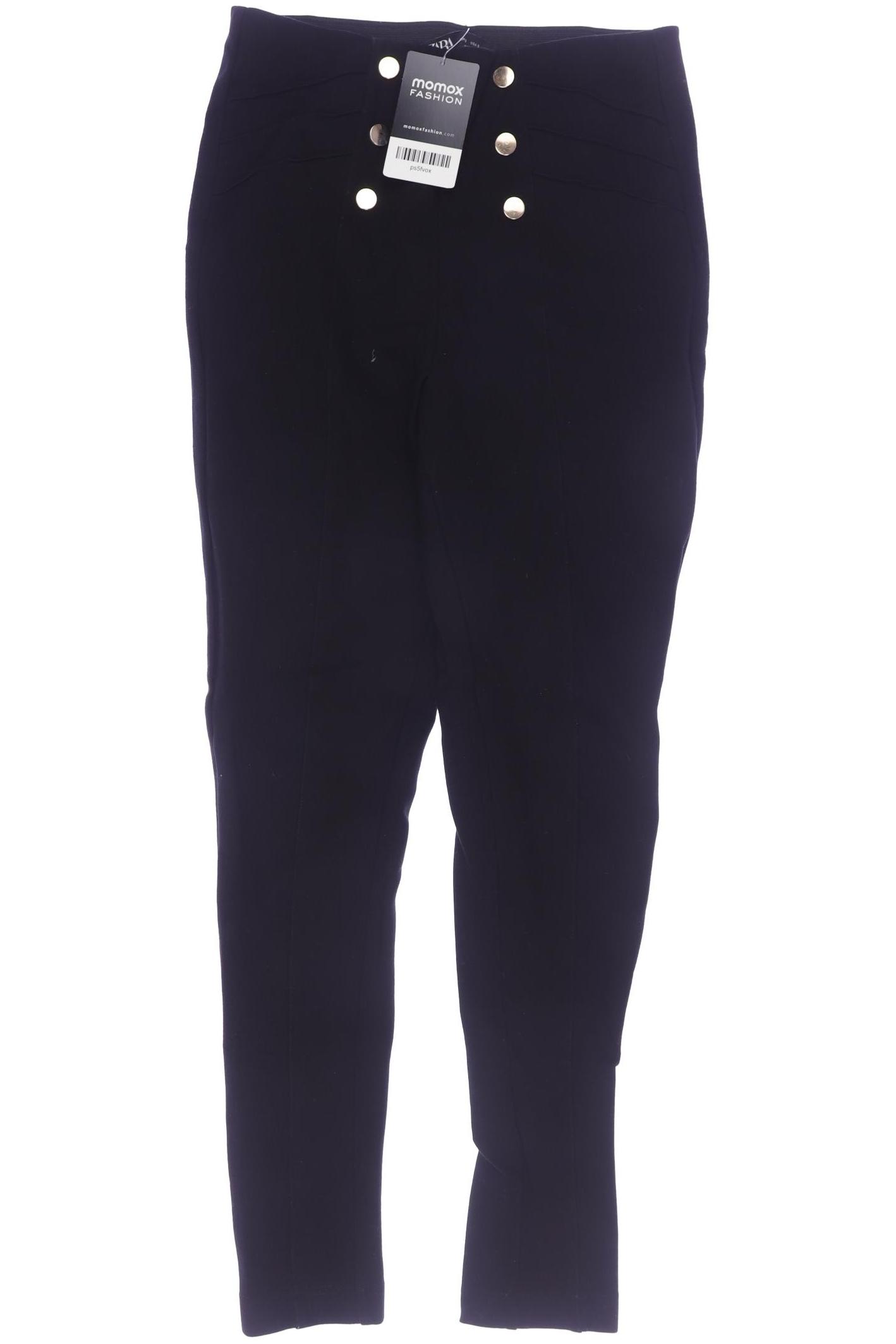 

Zara Damen Stoffhose, schwarz, Gr. 0