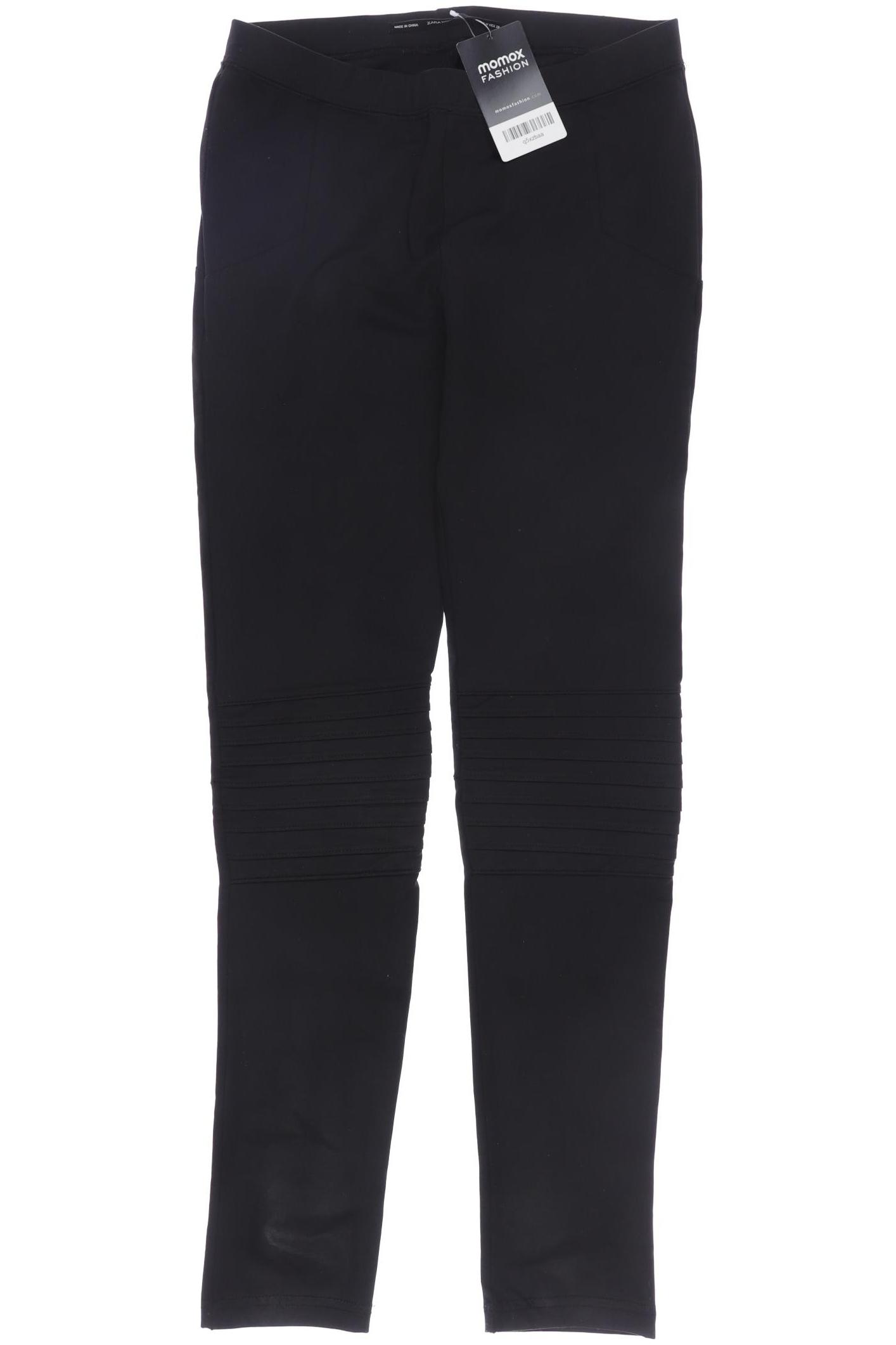 

Zara Damen Stoffhose, schwarz, Gr. 0