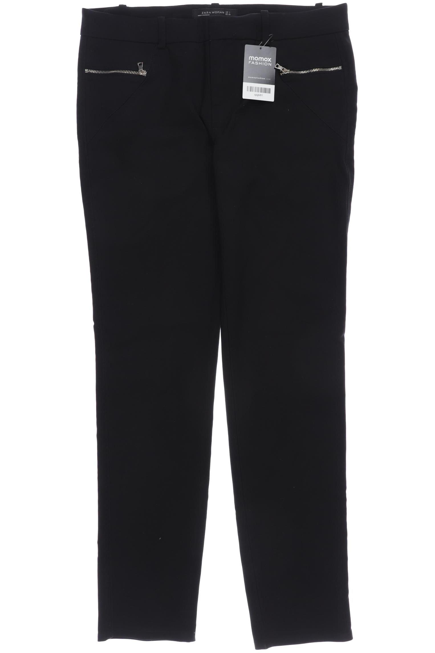 

Zara Damen Stoffhose, schwarz, Gr. 0