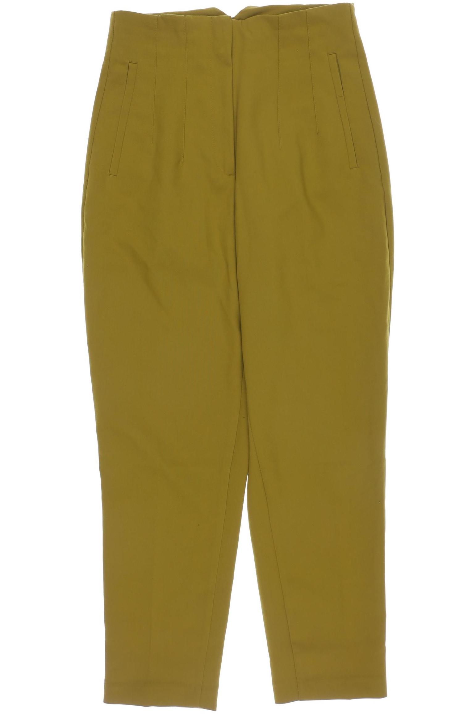 

Zara Damen Stoffhose, gelb, Gr. 0