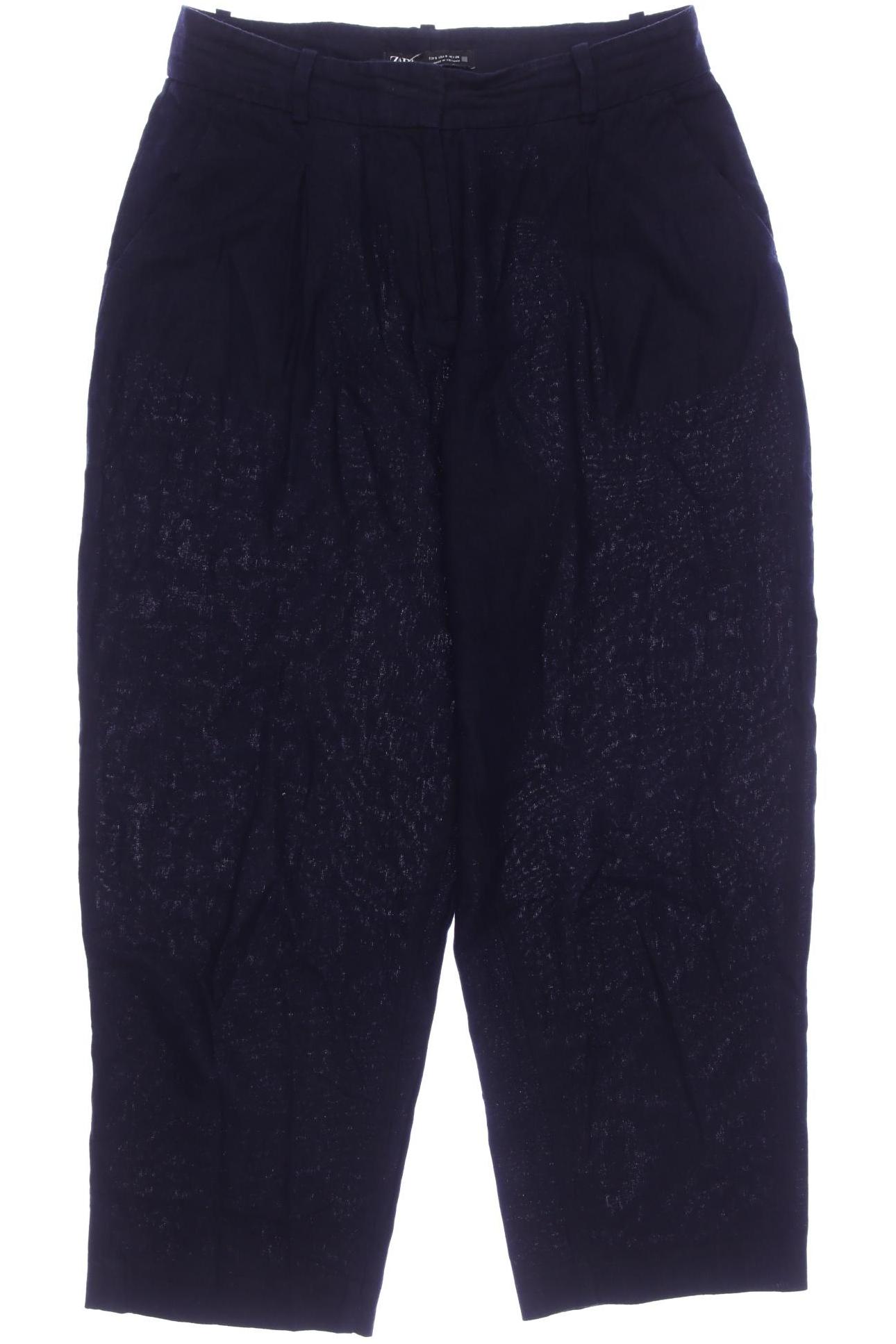 

Zara Damen Stoffhose, marineblau, Gr. 0
