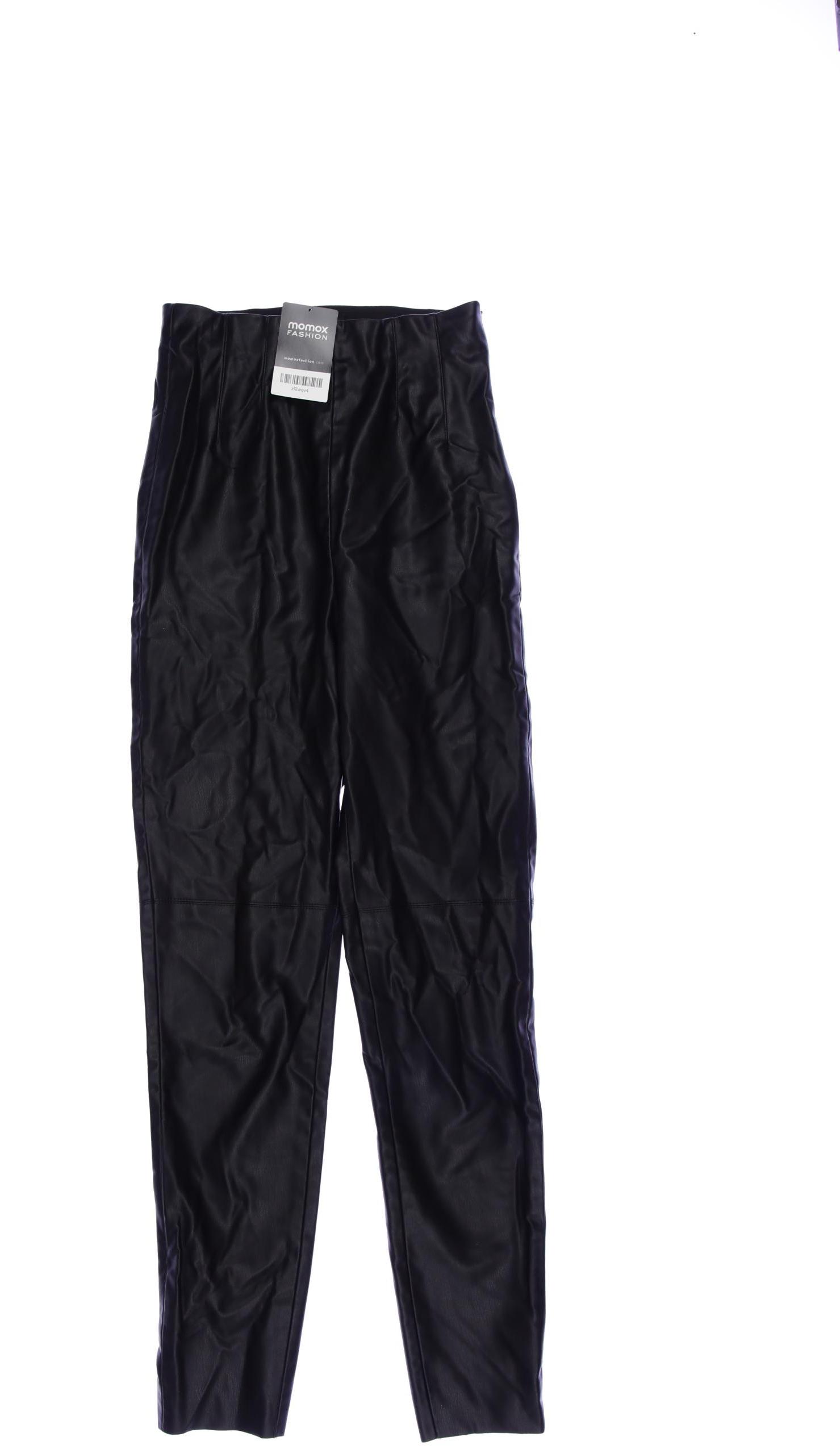 Thumbnail - Zara Damen Stoffhose, schwarz, Gr. 0
