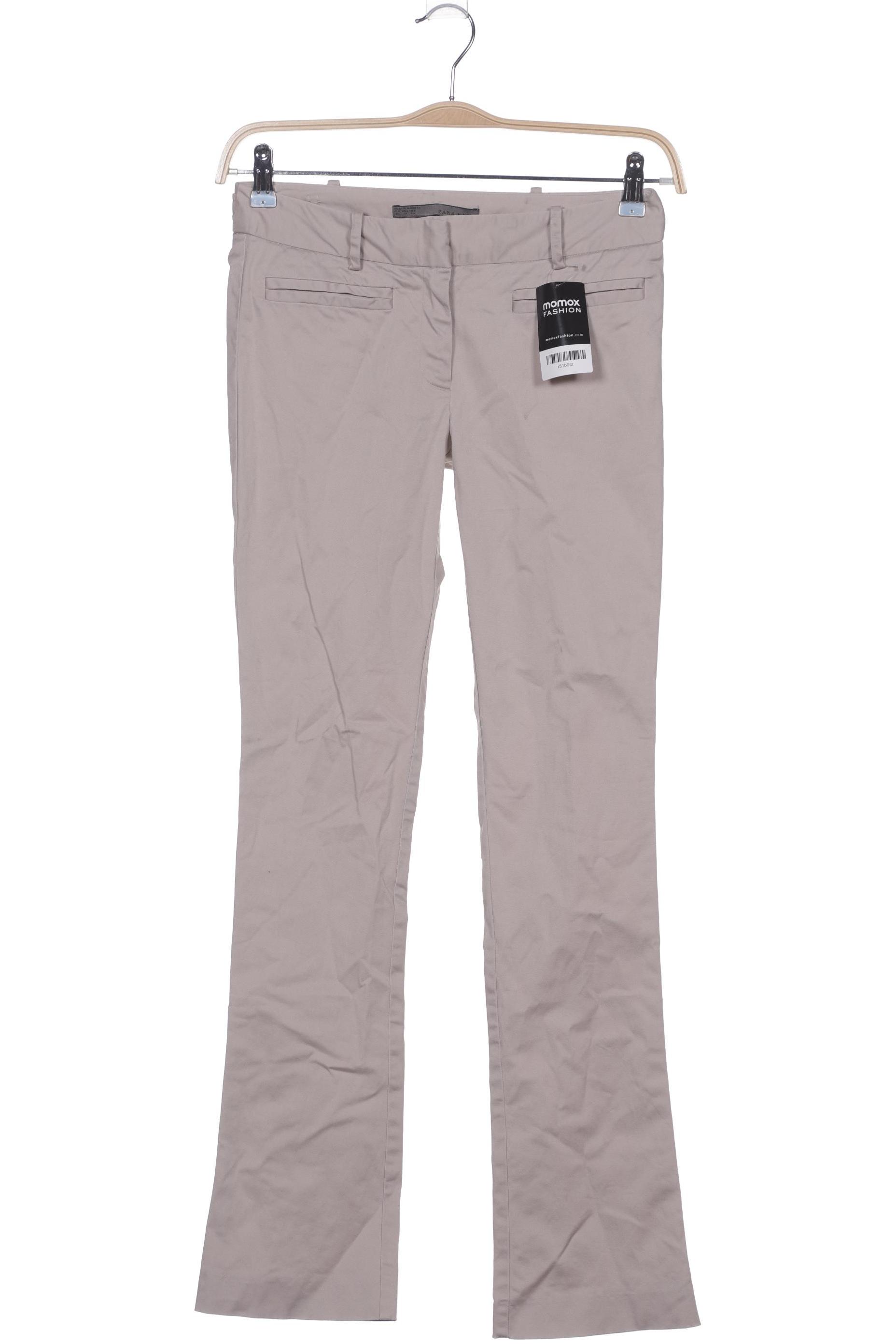 

Zara Damen Stoffhose, beige, Gr. 34