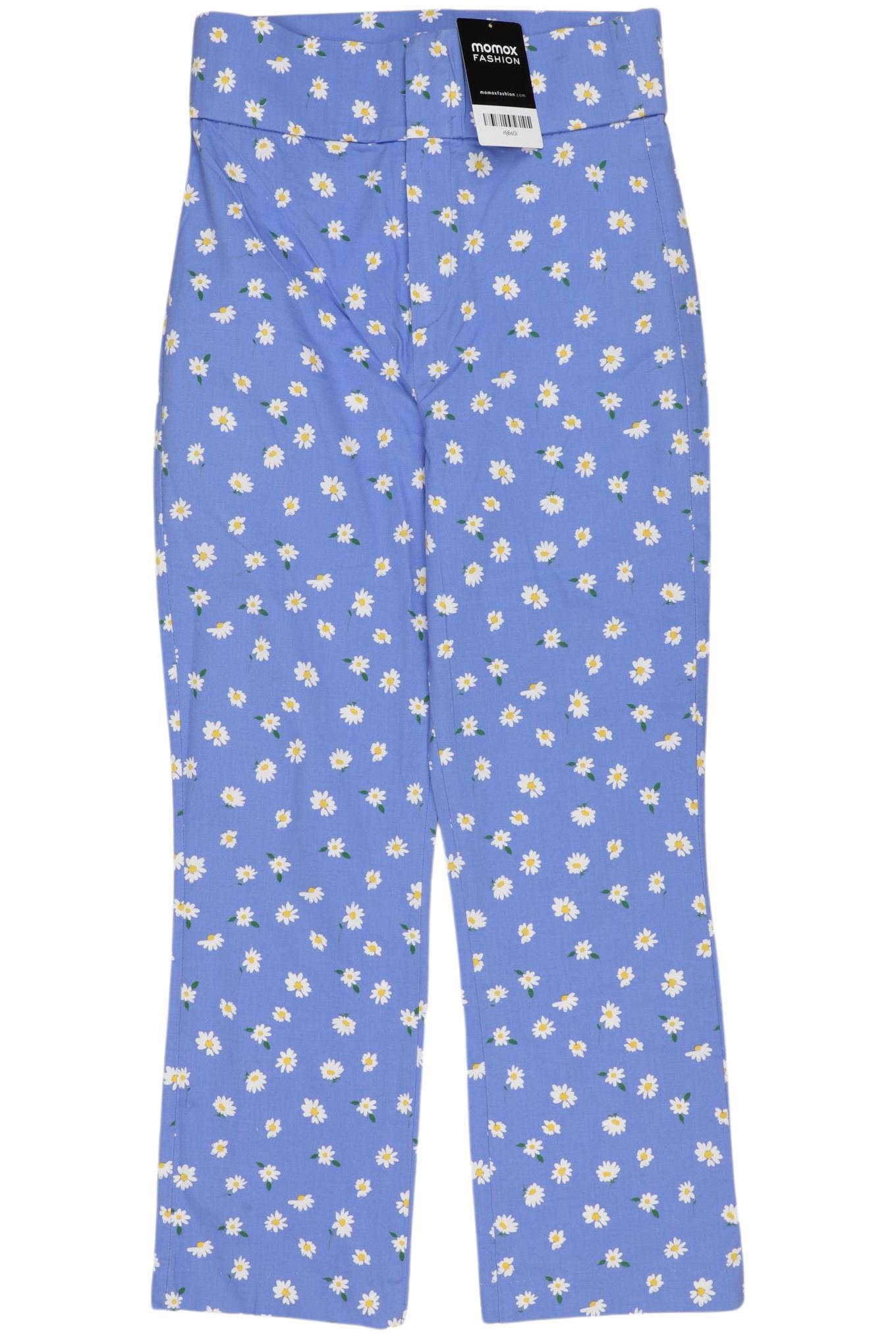 

Zara Damen Stoffhose, blau, Gr. 0