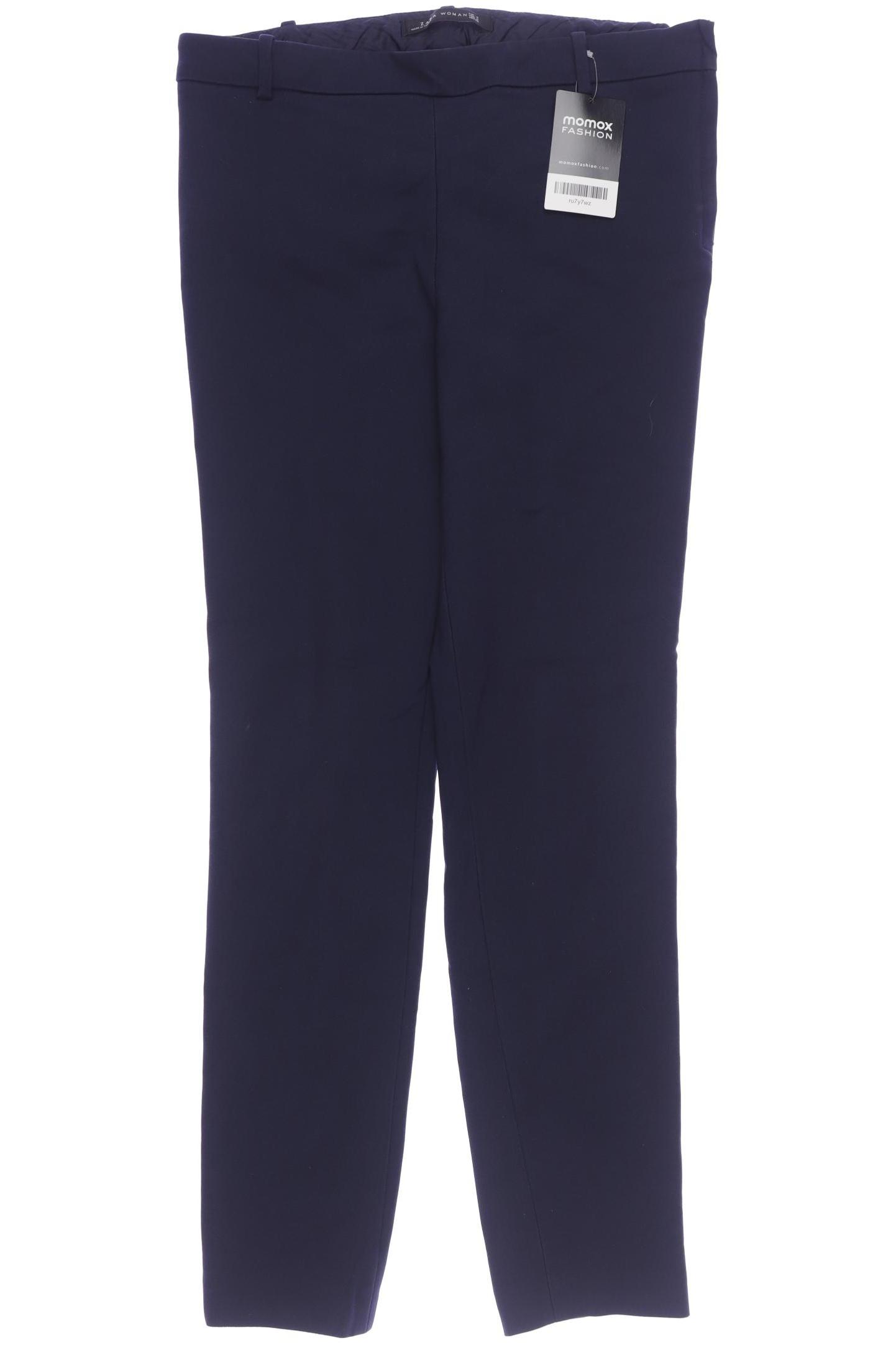 

Zara Damen Stoffhose, marineblau, Gr. 0