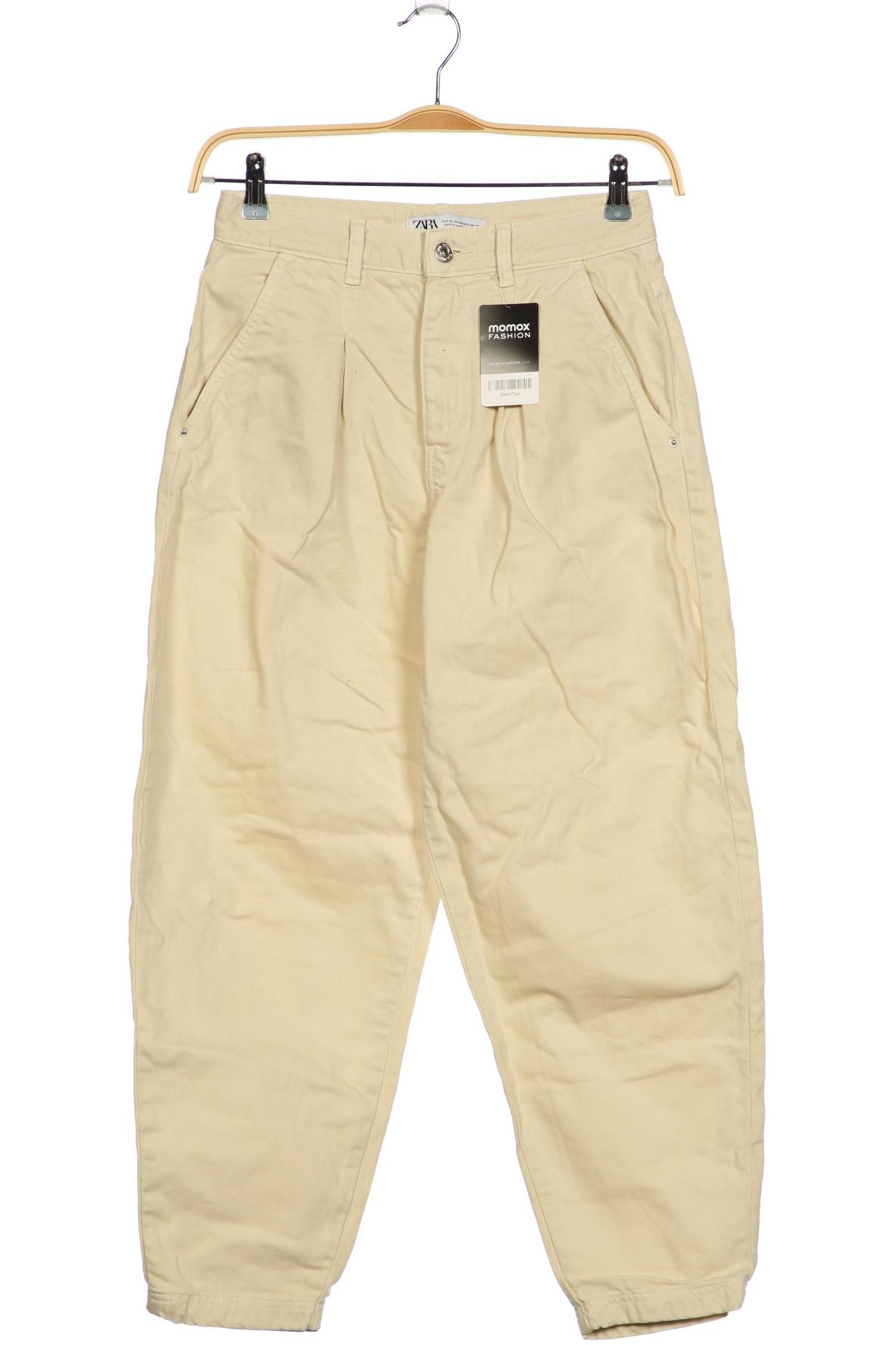 

Zara Damen Stoffhose, cremeweiß, Gr. 36