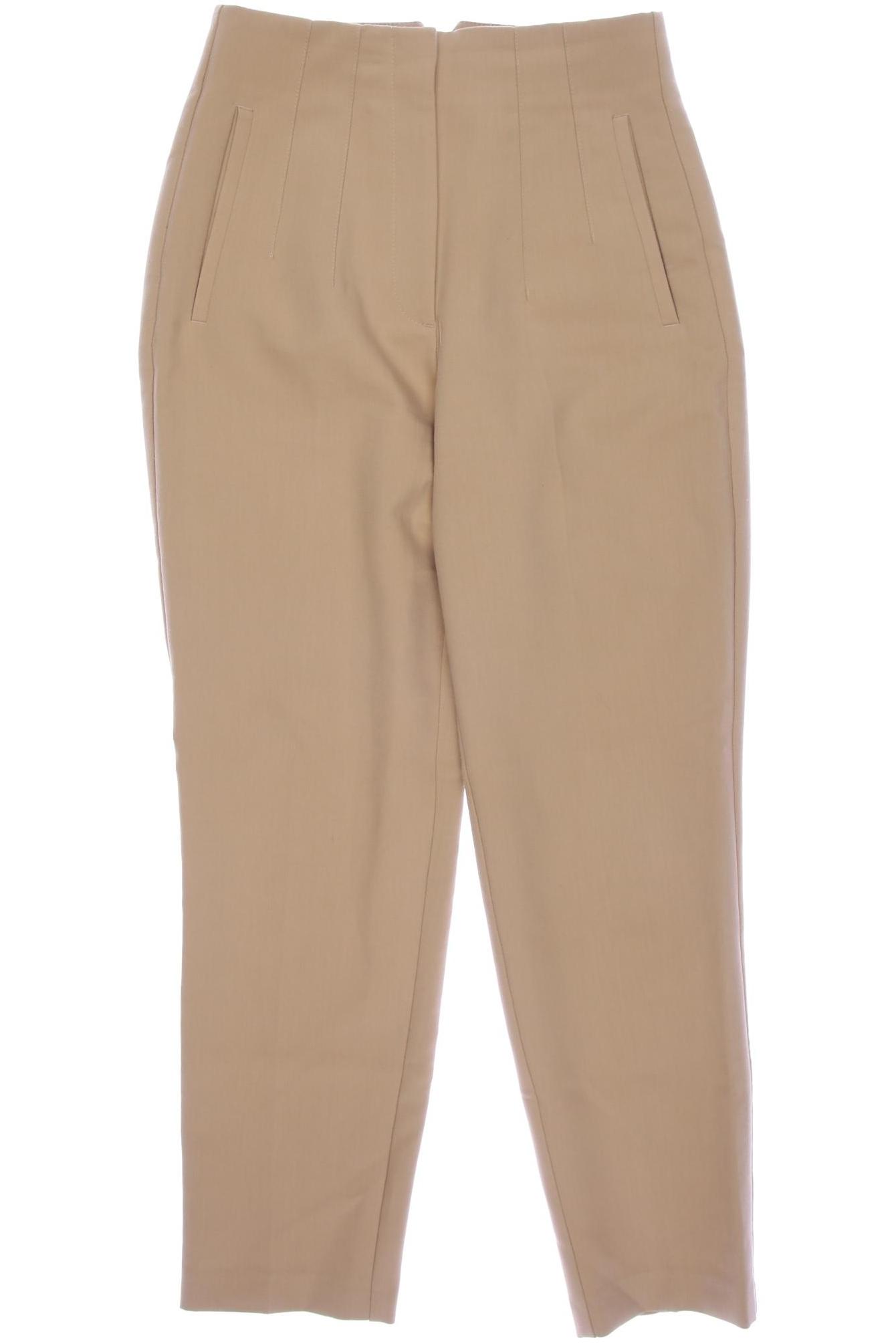 

Zara Damen Stoffhose, beige, Gr. 0