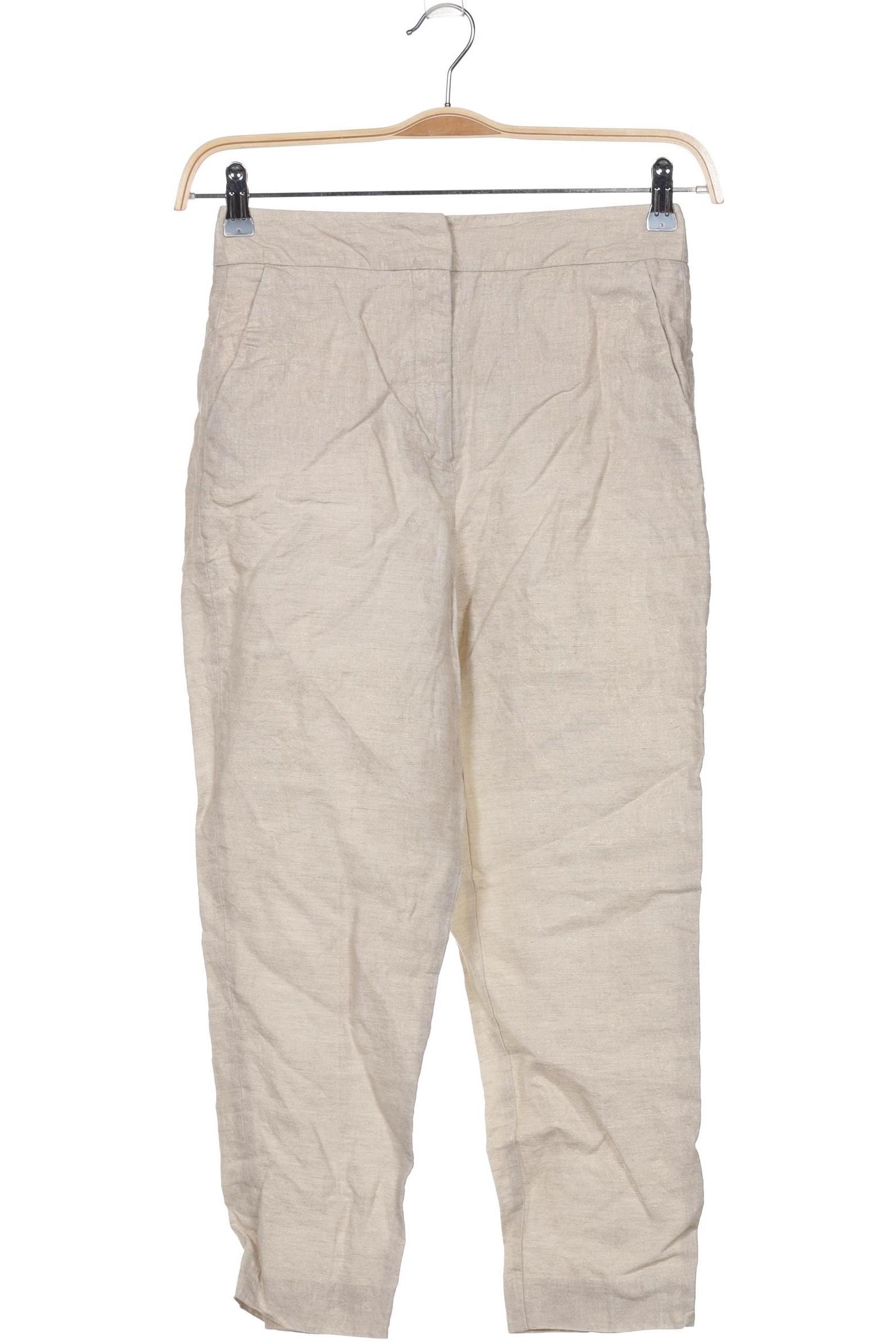 

Zara Damen Stoffhose, beige, Gr. 0