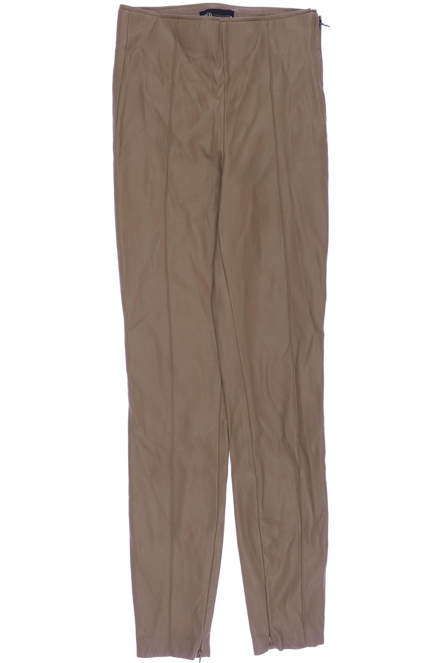 

Zara Damen Stoffhose, beige, Gr. 0