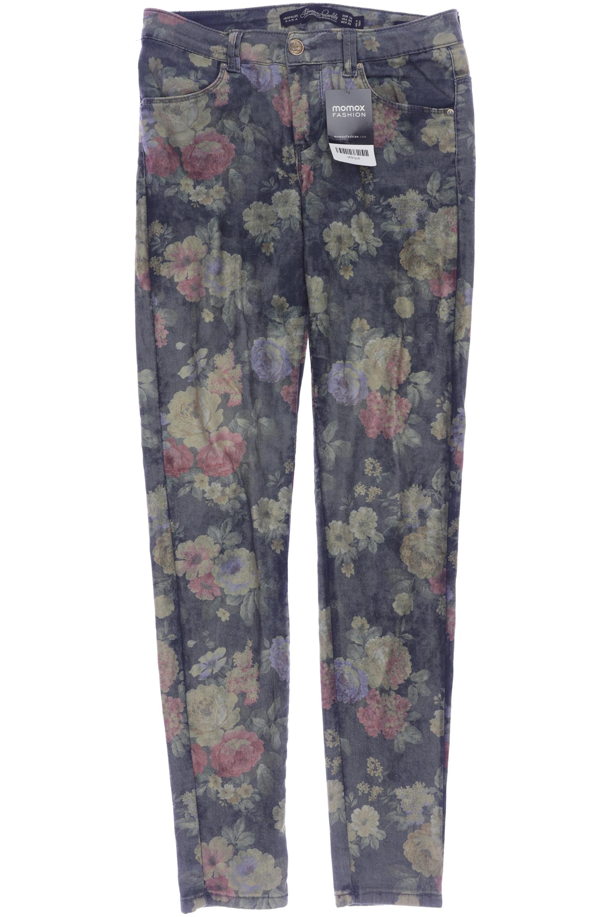

Zara Damen Stoffhose, grün, Gr. 36