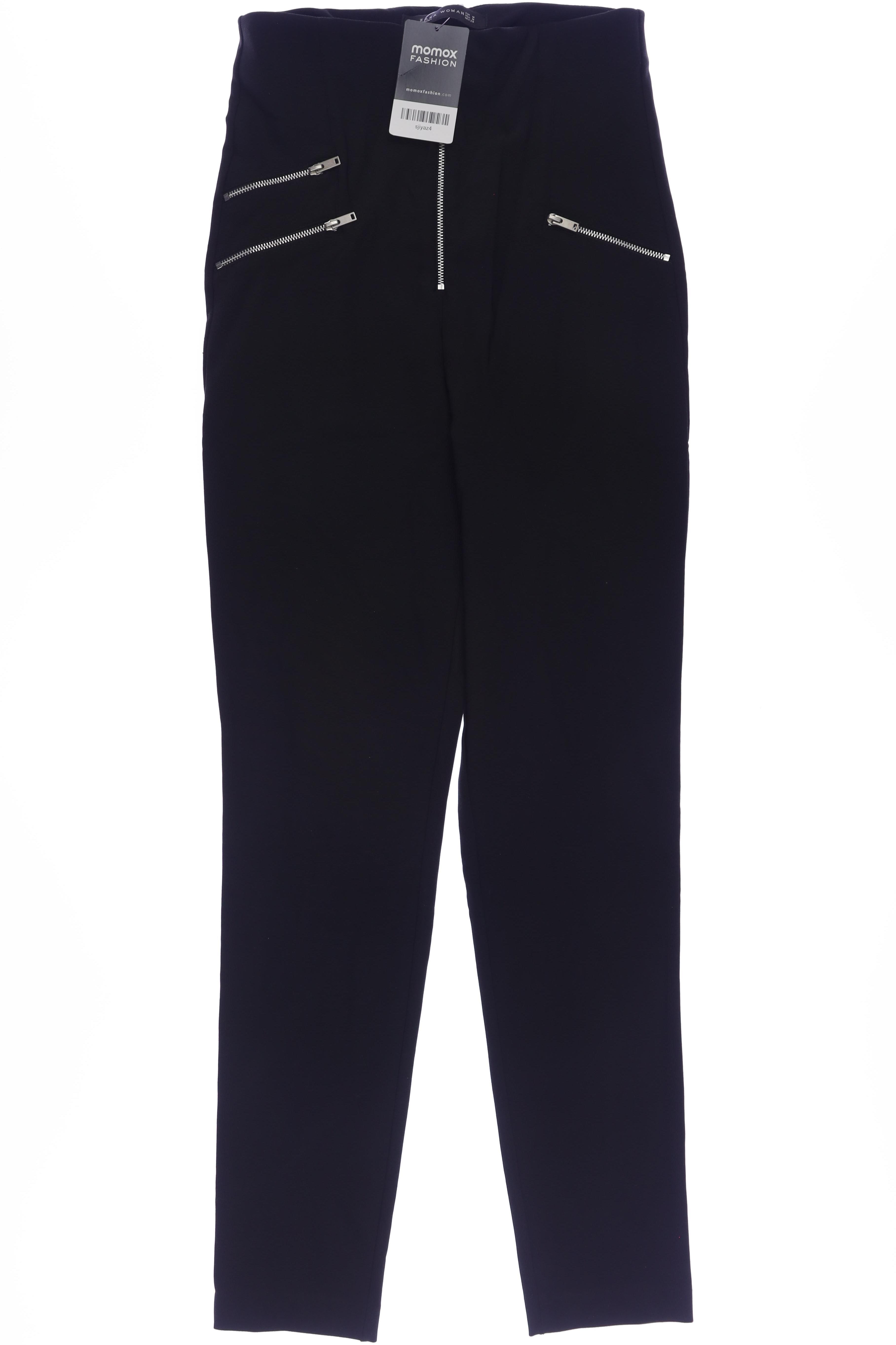 

Zara Damen Stoffhose, schwarz, Gr. 0