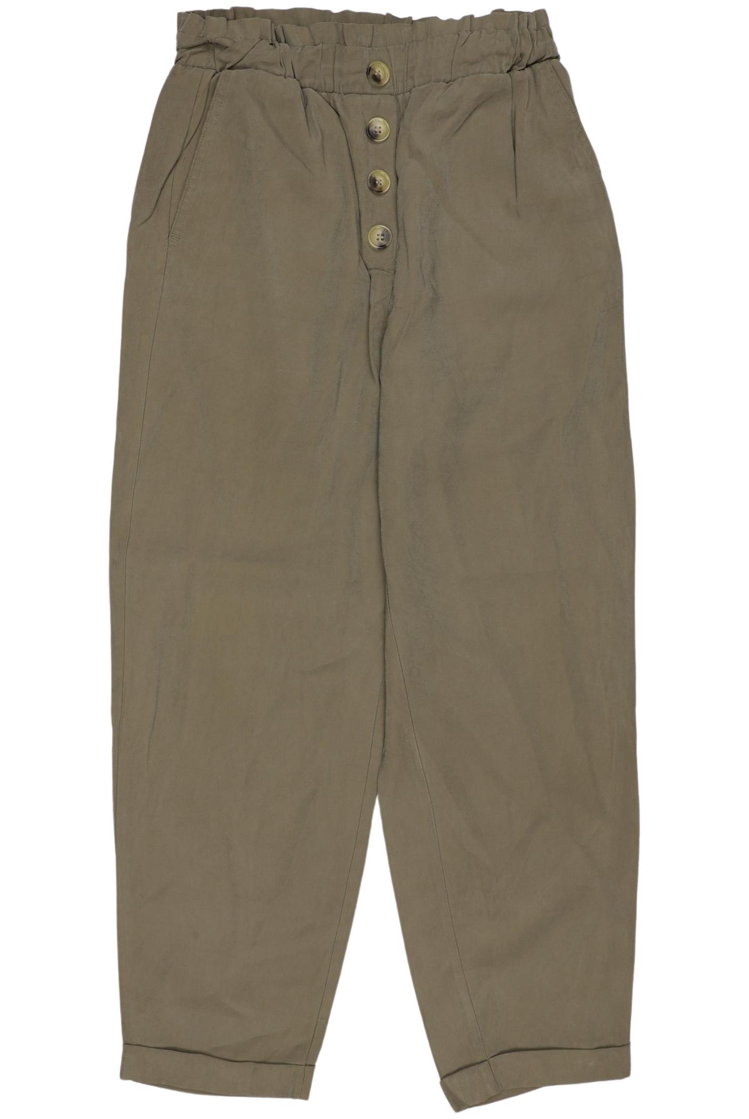 

Zara Damen Stoffhose, grün, Gr. 0