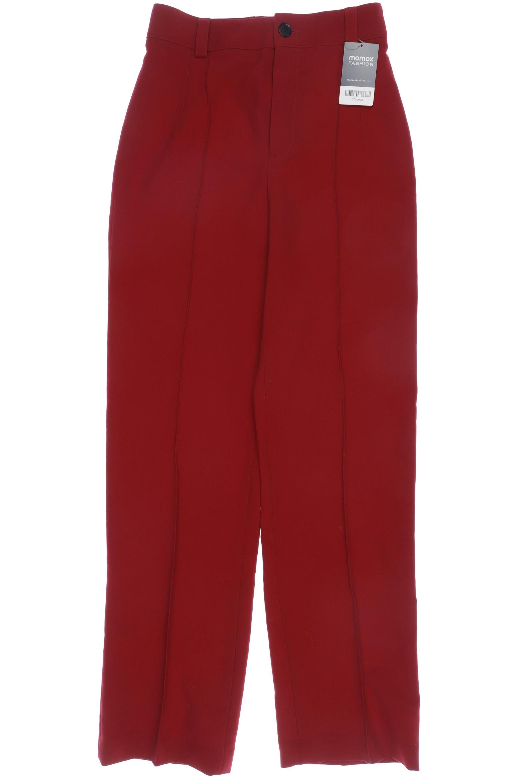 

Zara Damen Stoffhose, bordeaux, Gr. 0