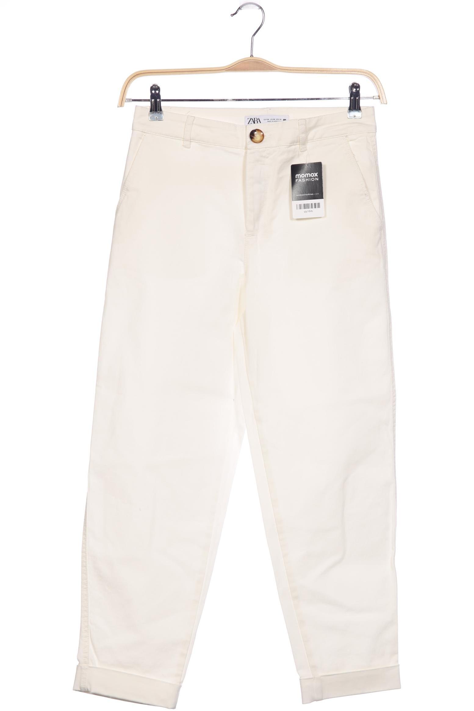 

Zara Damen Stoffhose, cremeweiß, Gr. 36
