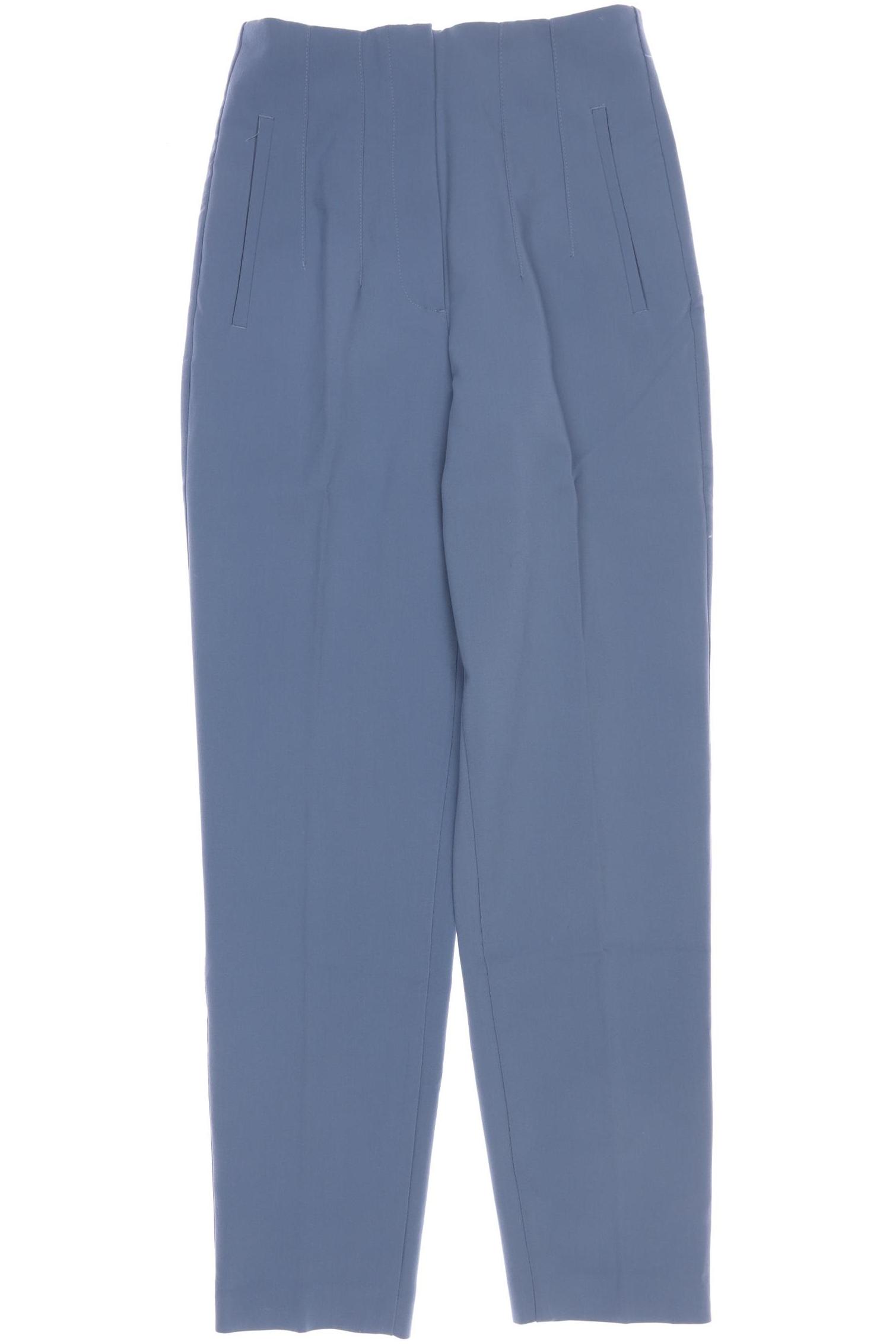 

Zara Damen Stoffhose, blau, Gr. 0