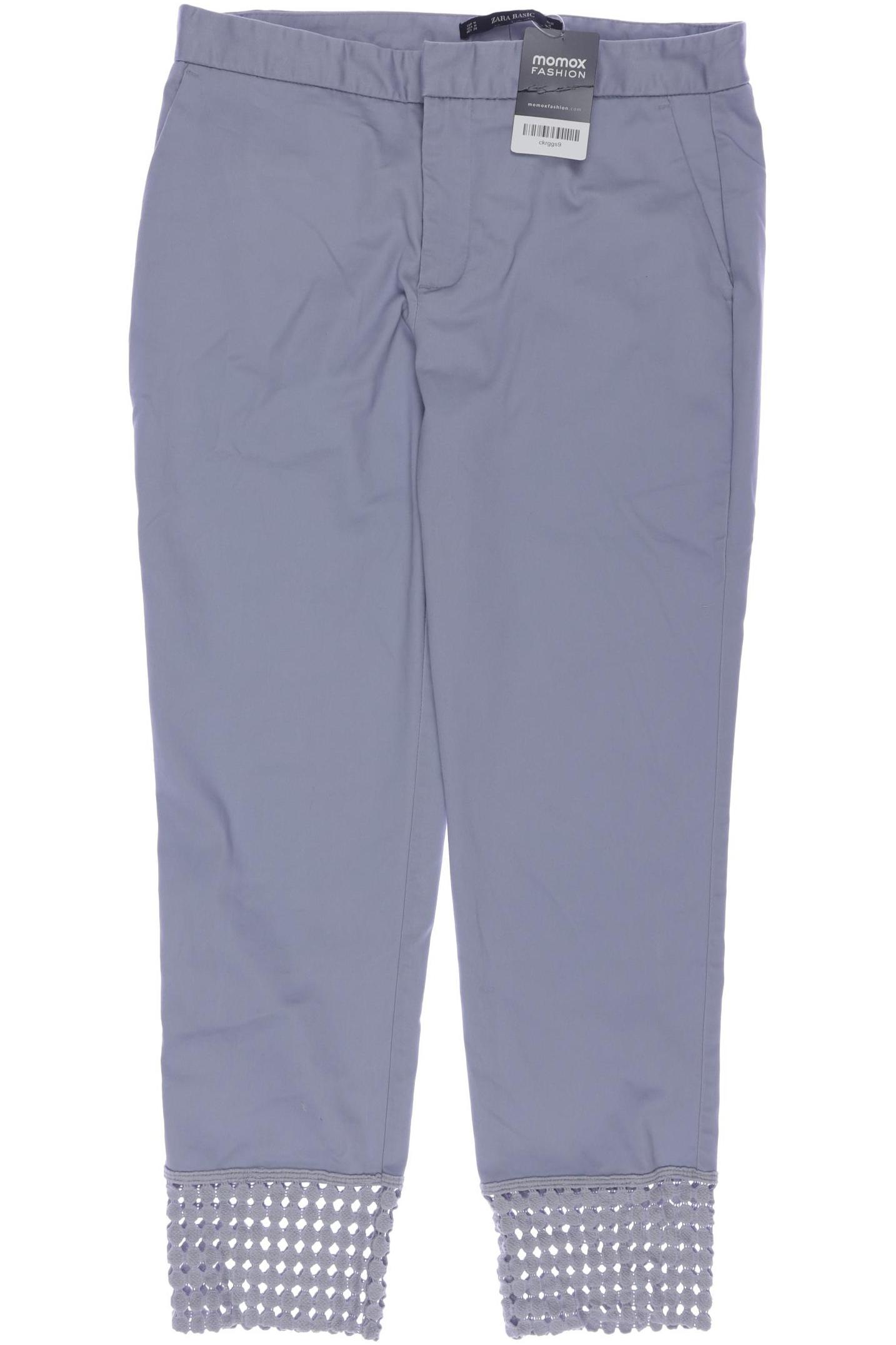 

Zara Damen Stoffhose, blau, Gr. 0