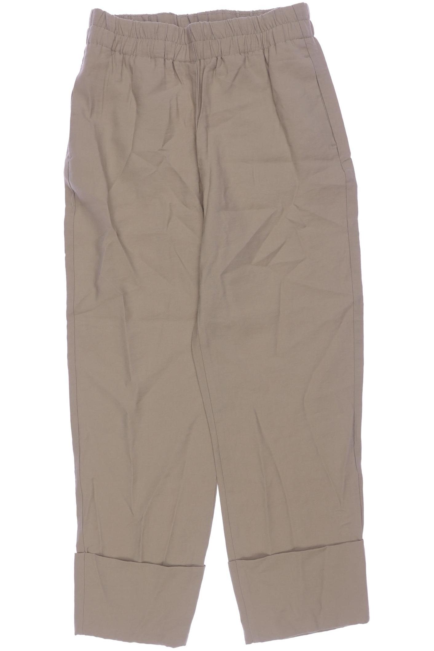 

Zara Damen Stoffhose, beige, Gr. 0