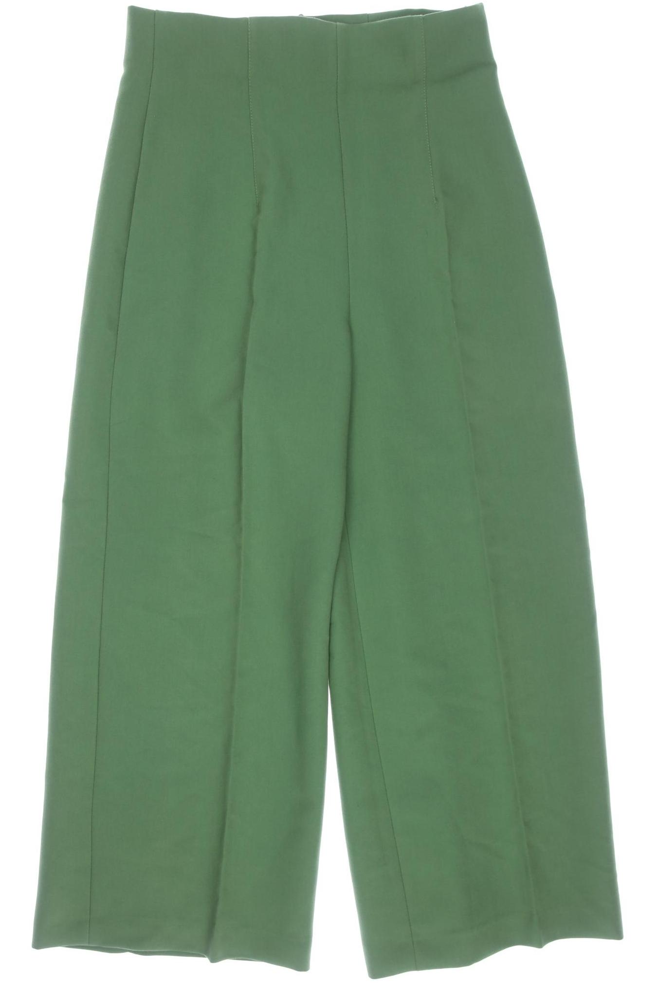 

Zara Damen Stoffhose, grün, Gr. 0