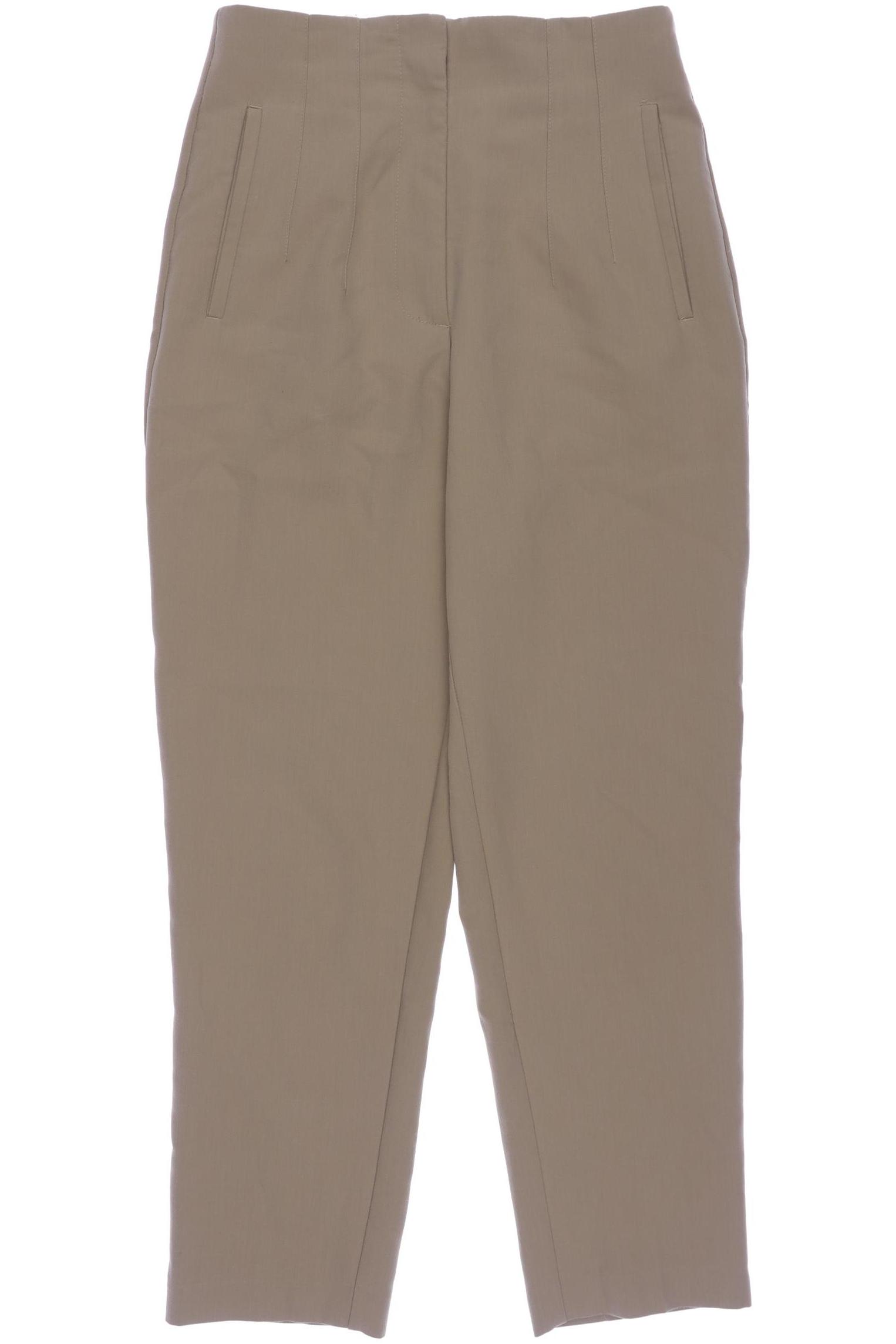 

Zara Damen Stoffhose, beige, Gr. 0