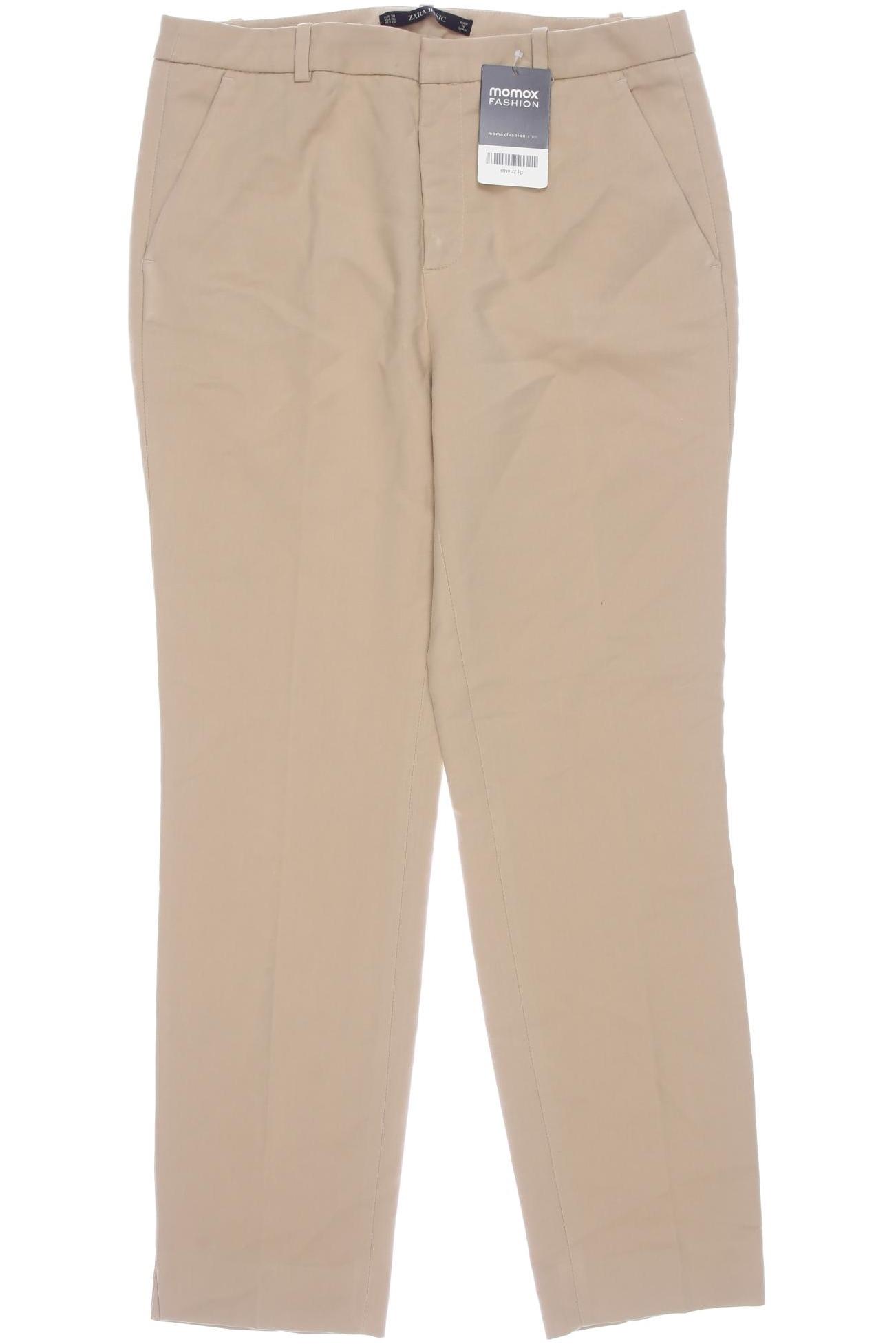 

Zara Damen Stoffhose, beige, Gr. 38