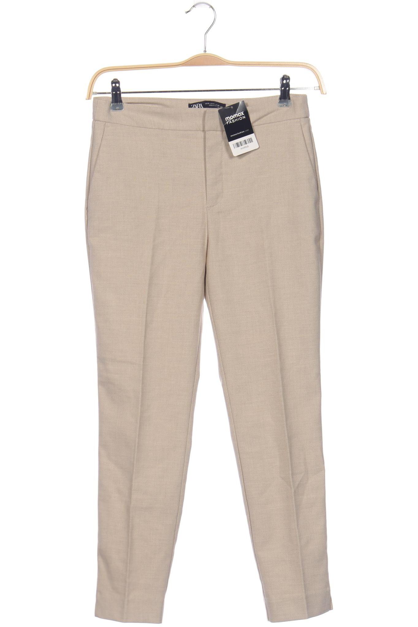 

Zara Damen Stoffhose, beige, Gr. 36