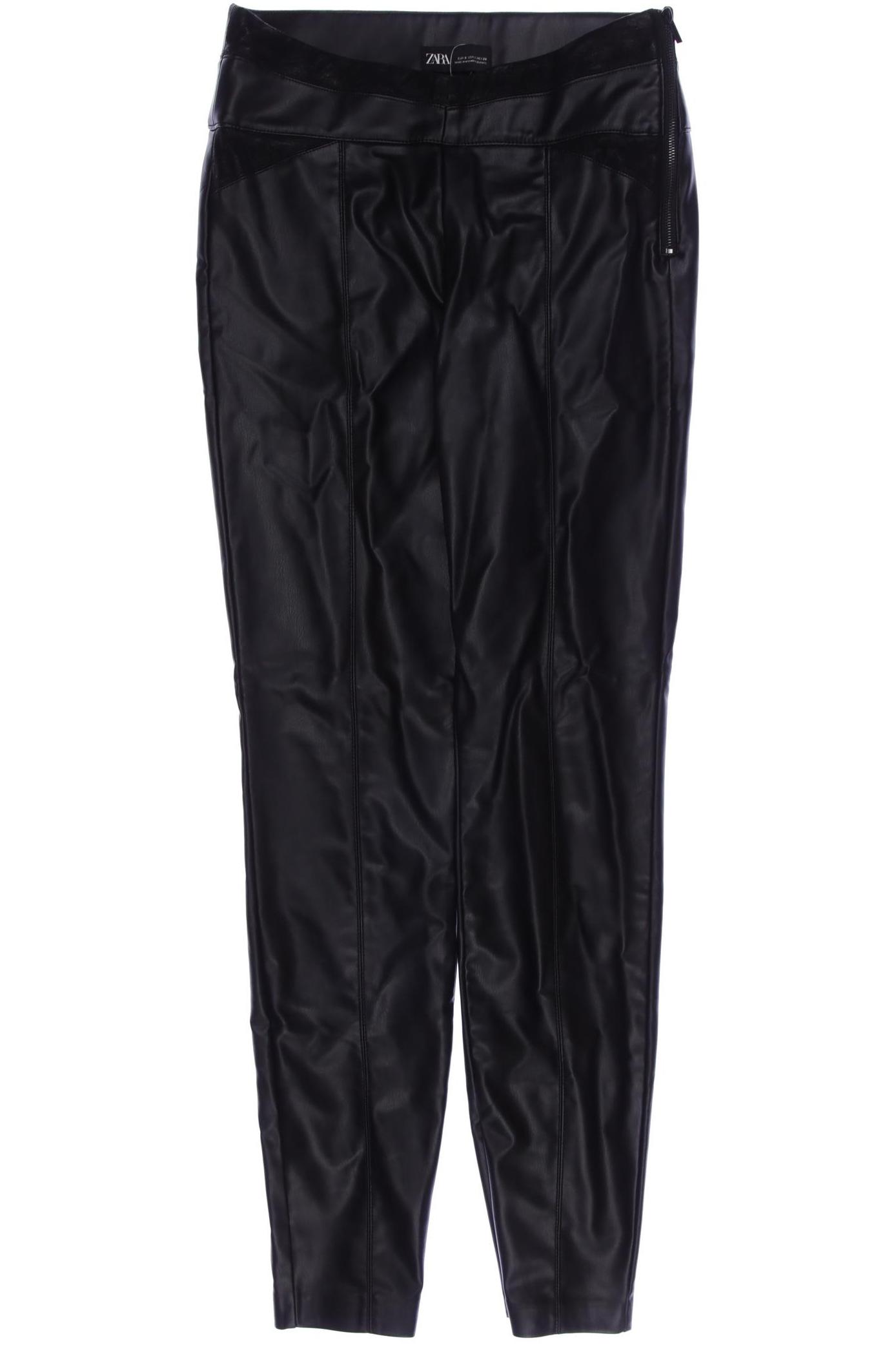

Zara Damen Stoffhose, schwarz, Gr. 0