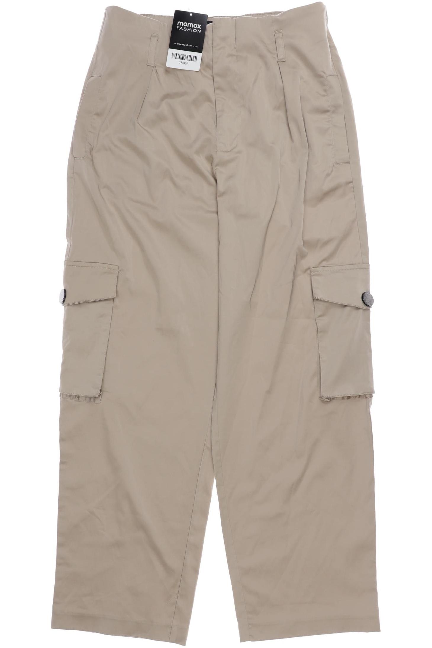 

Zara Damen Stoffhose, beige, Gr. 0