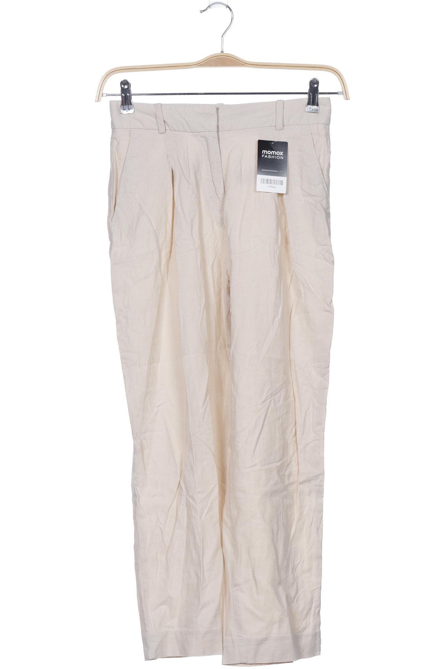 

Zara Damen Stoffhose, beige, Gr. 0