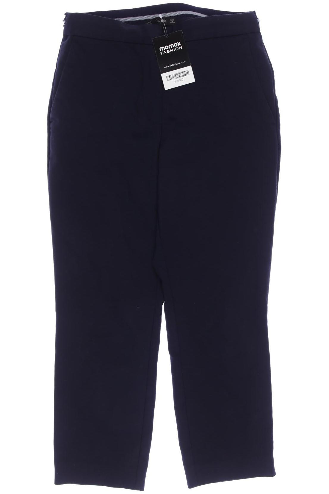 

Zara Damen Stoffhose, marineblau, Gr. 0