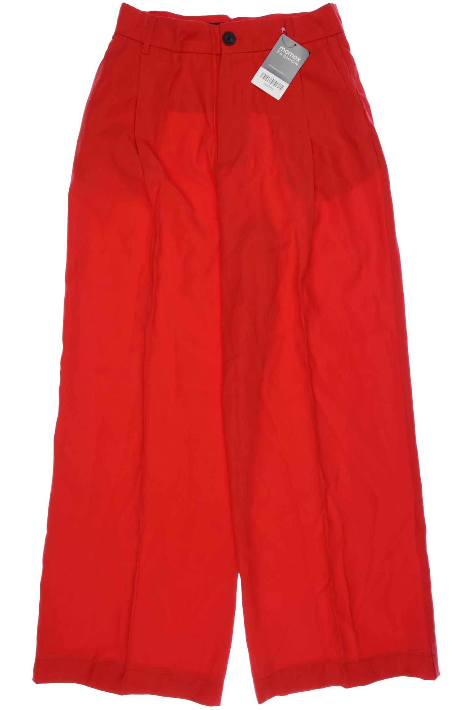 

Zara Damen Stoffhose, rot, Gr. 0