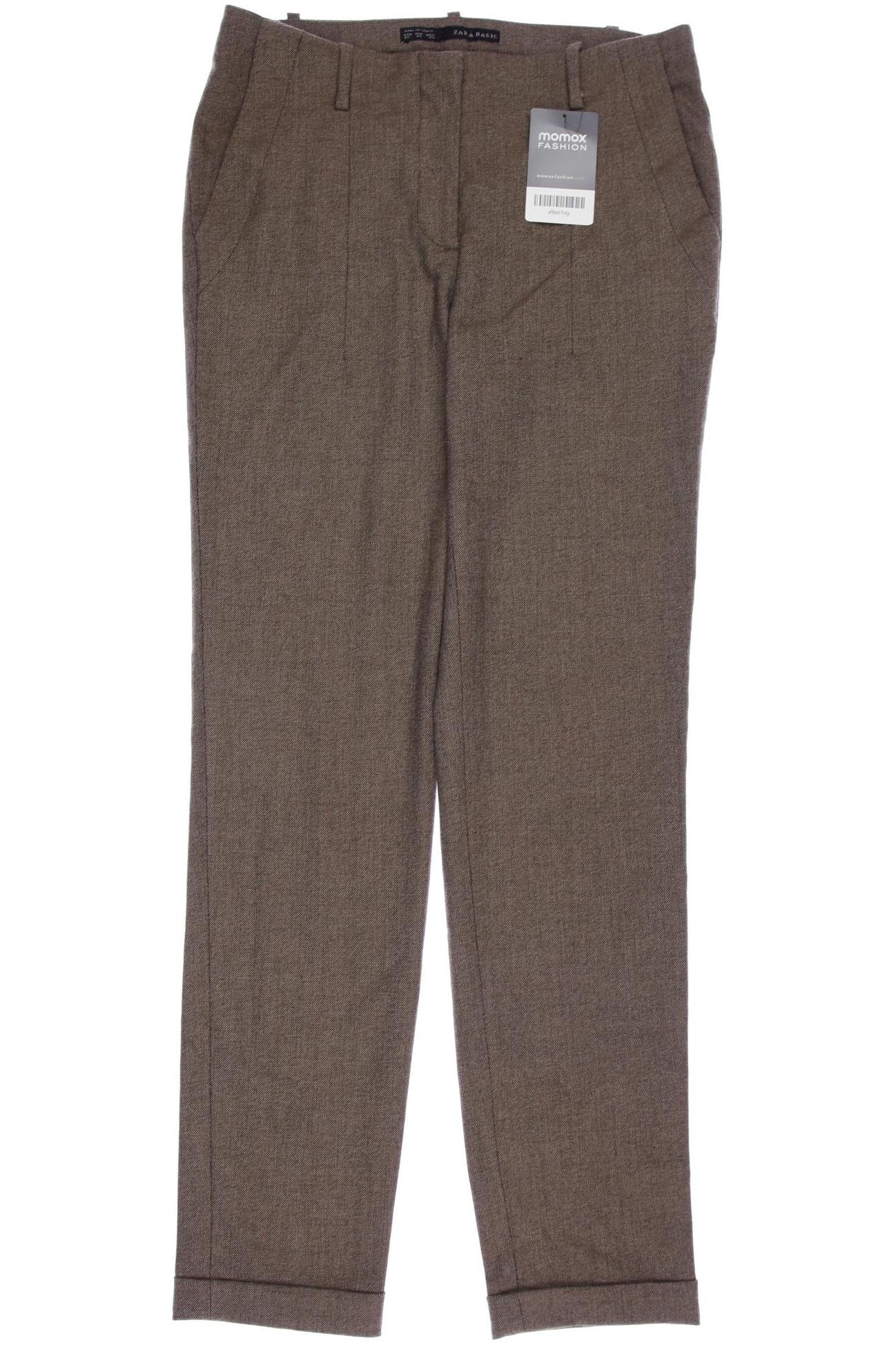 

Zara Damen Stoffhose, braun, Gr. 0