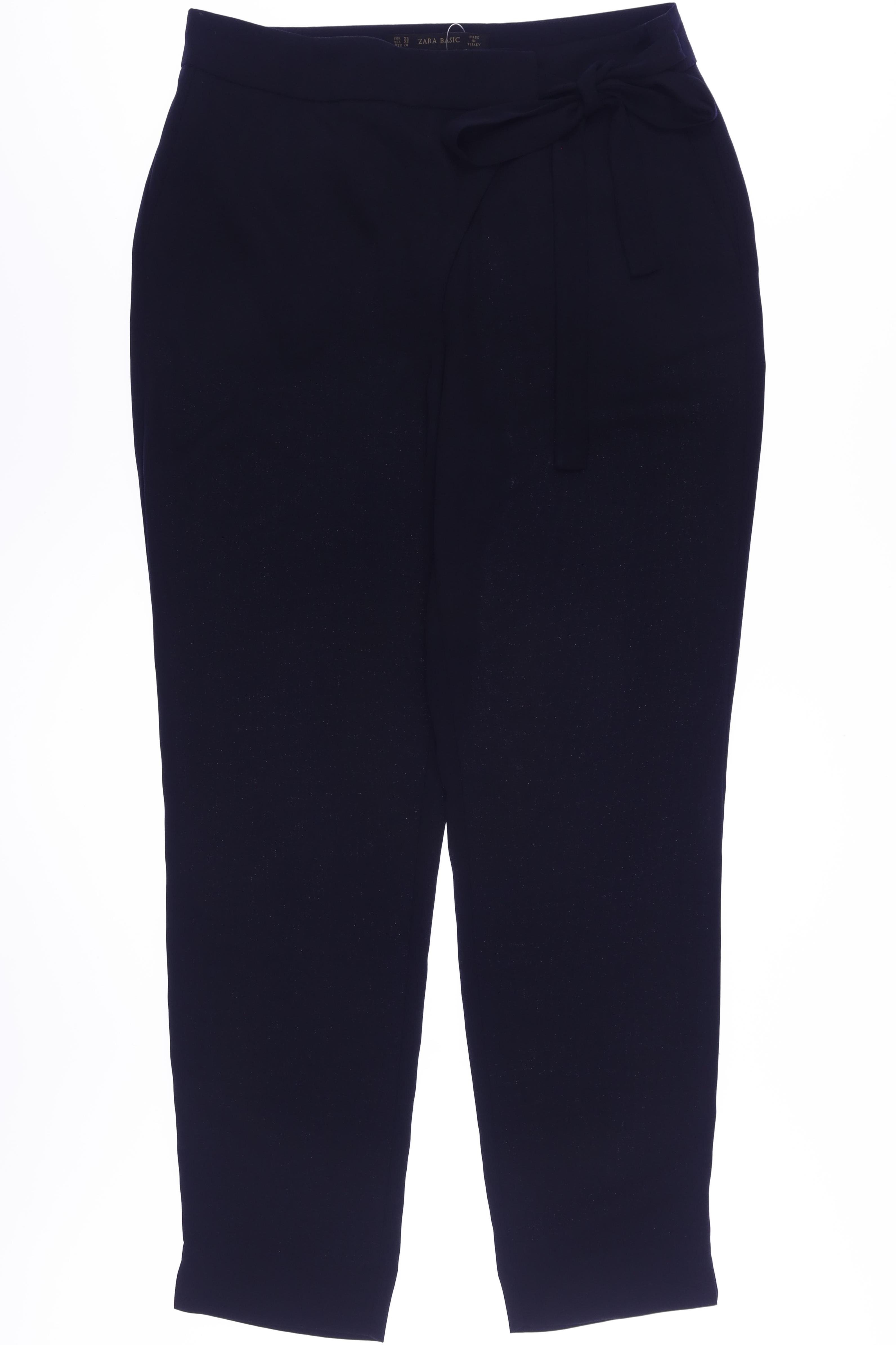 

Zara Damen Stoffhose, marineblau, Gr. 0