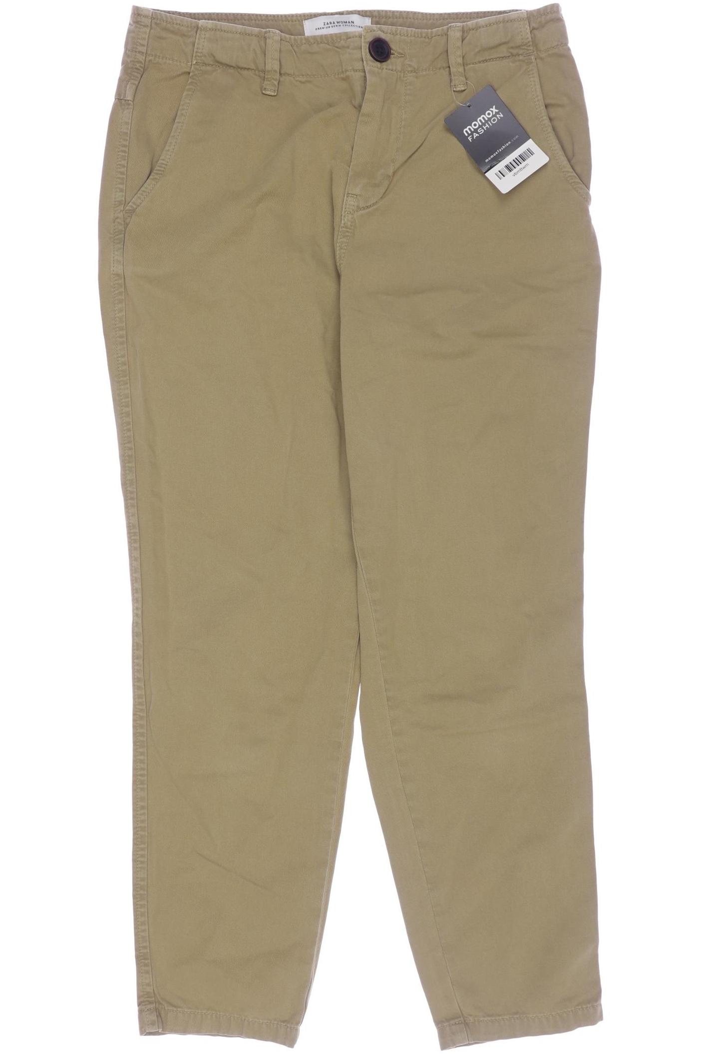

Zara Damen Stoffhose, beige, Gr. 36