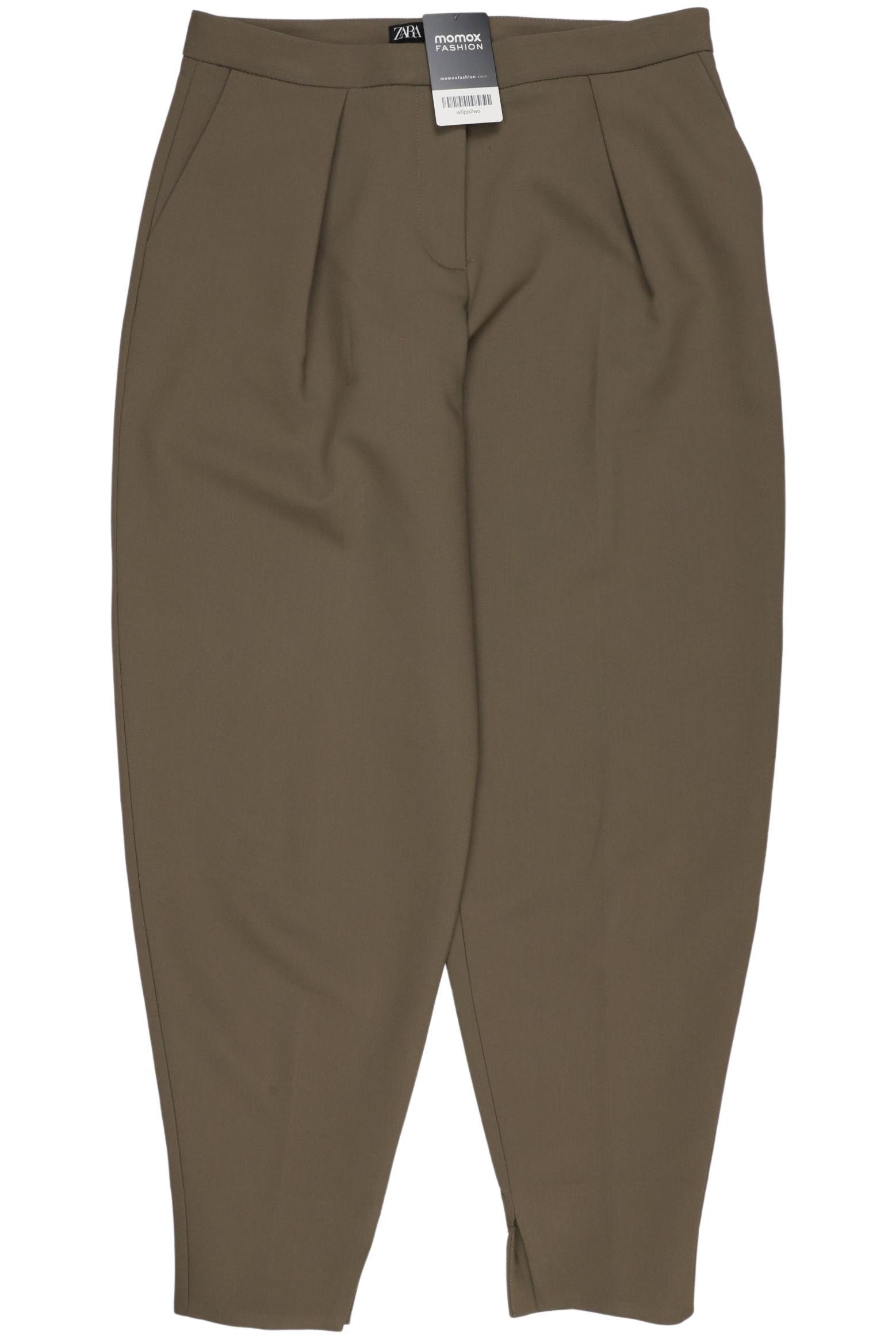 

Zara Damen Stoffhose, grün, Gr. 38