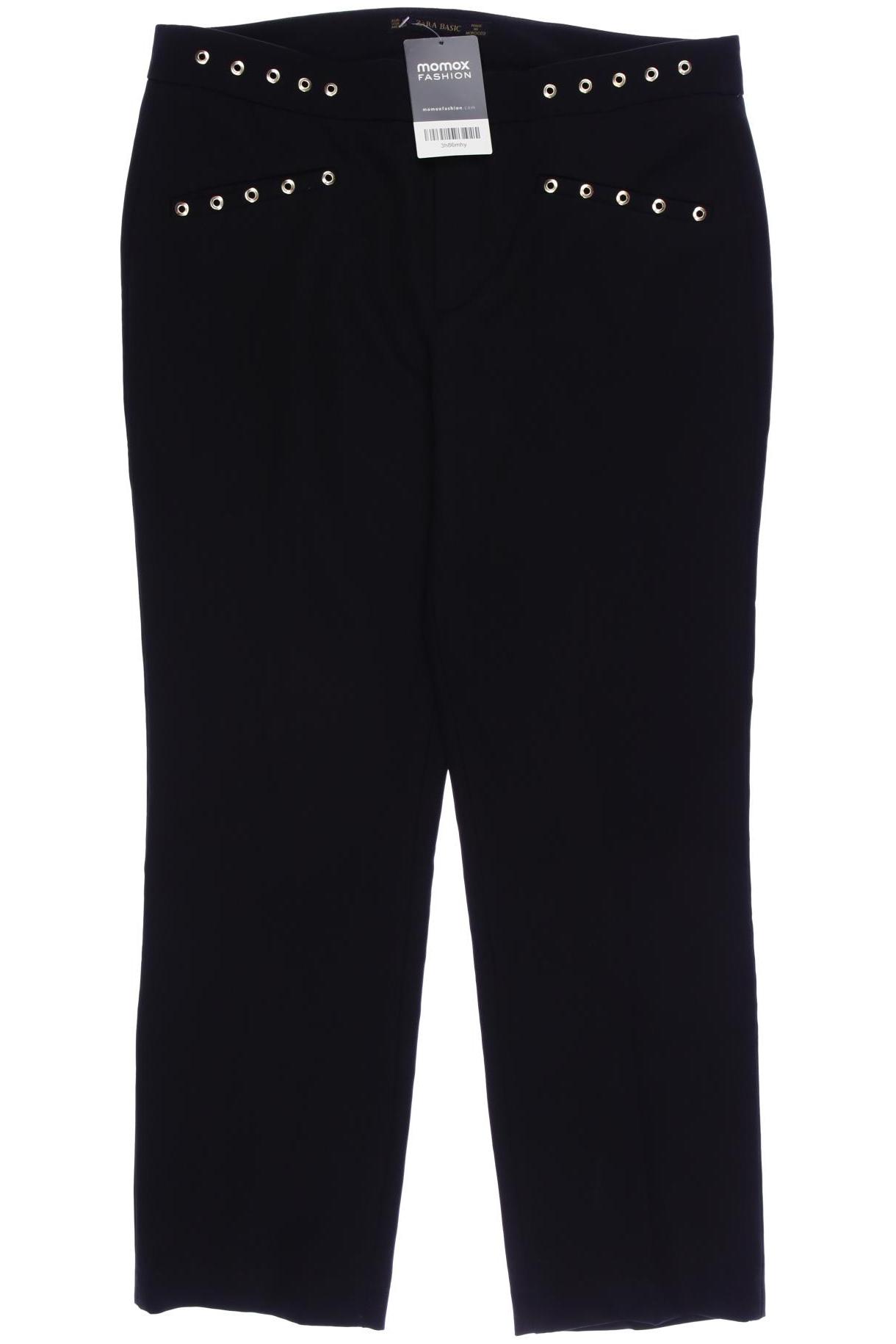 

Zara Damen Stoffhose, schwarz, Gr. 0