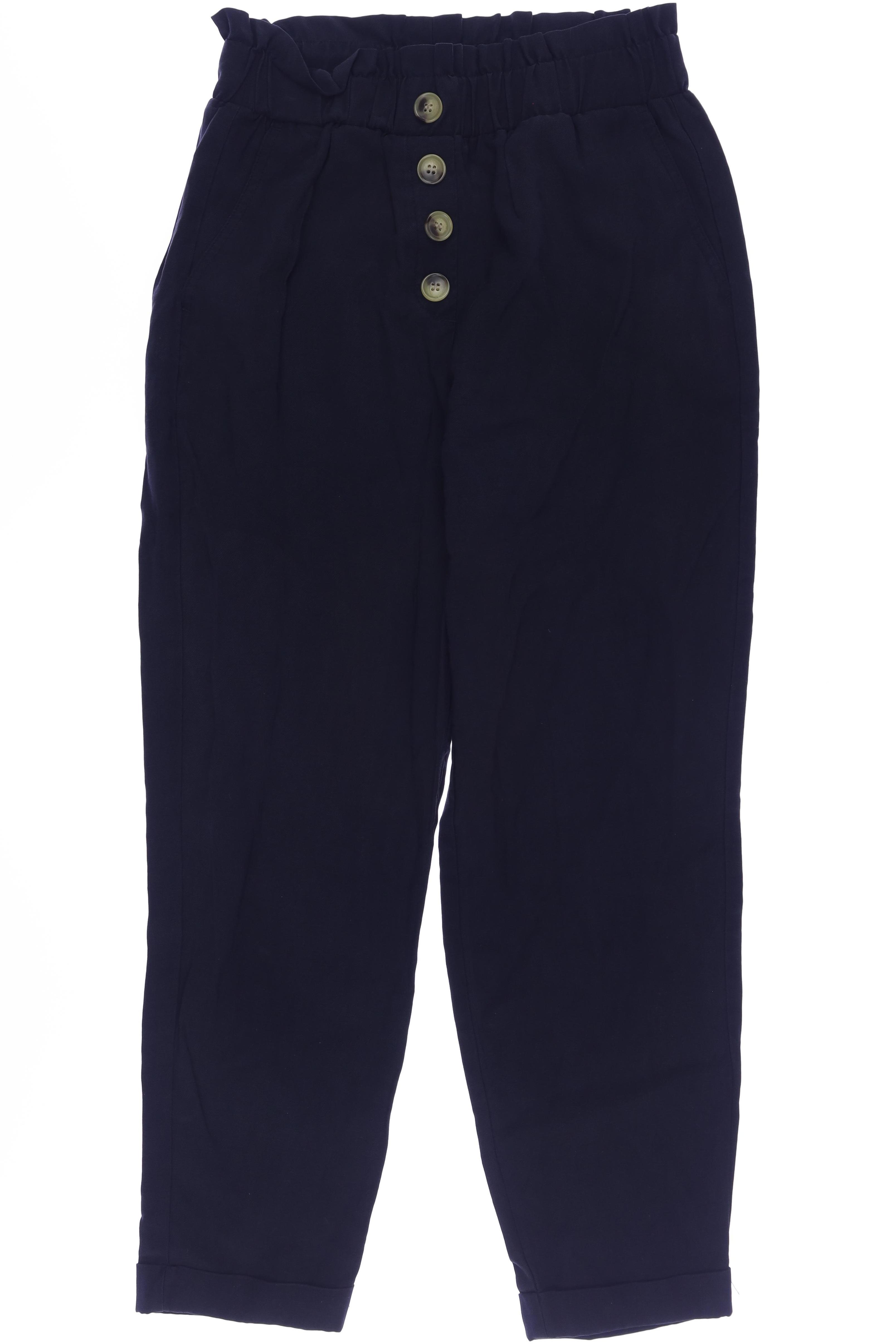 

Zara Damen Stoffhose, marineblau, Gr. 0