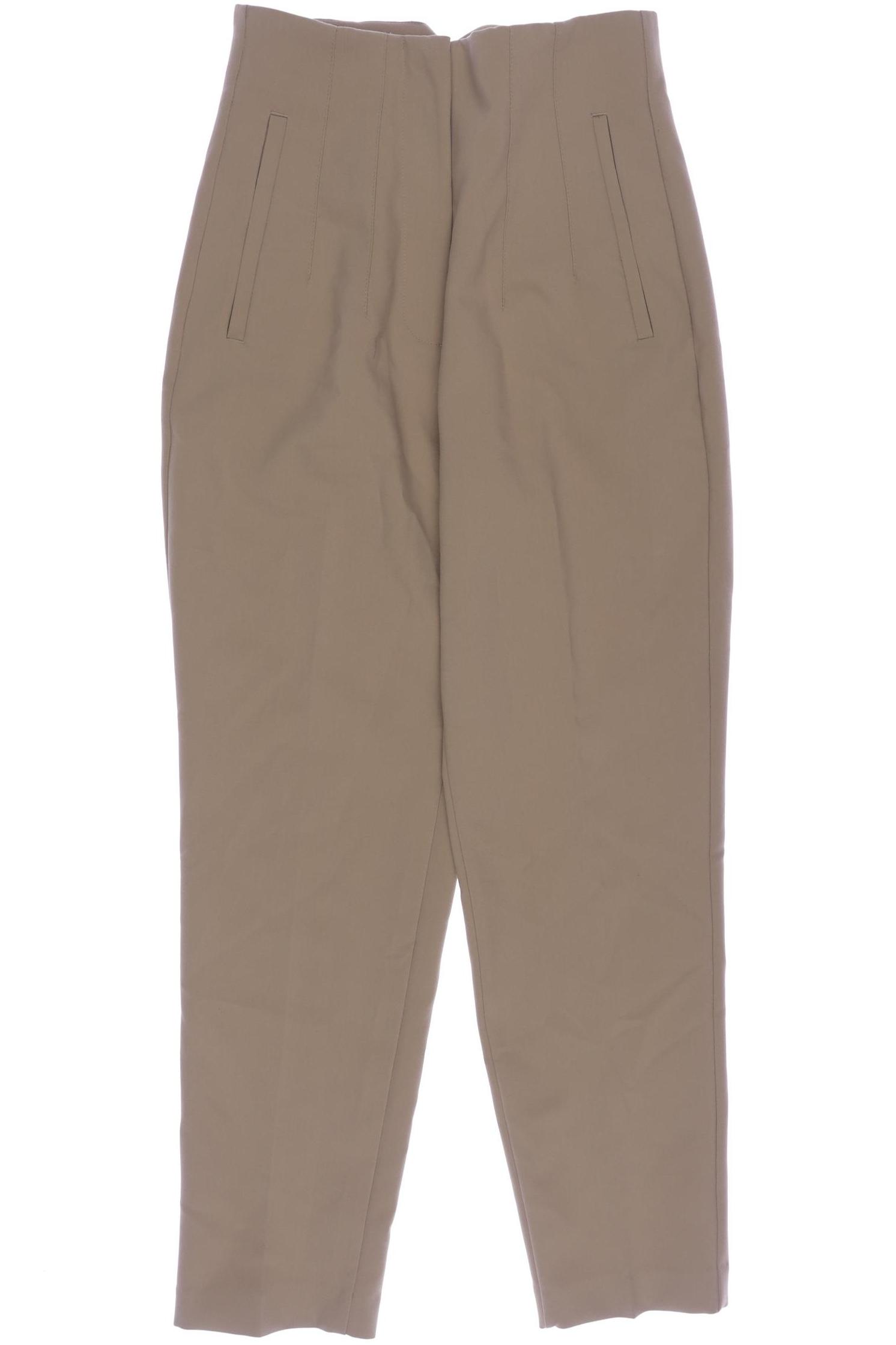 

Zara Damen Stoffhose, beige, Gr. 0
