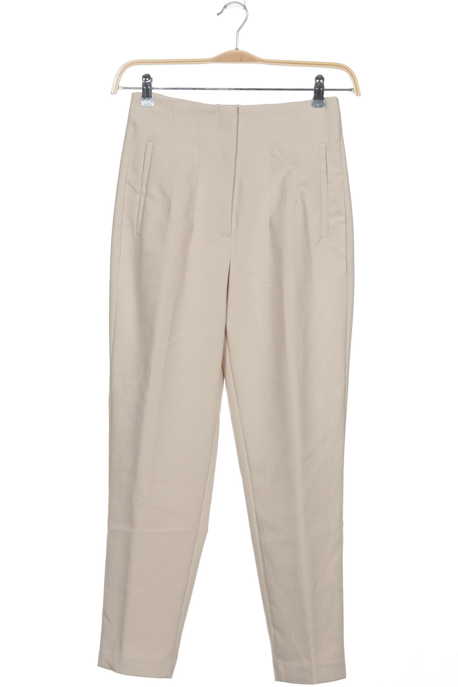 

Zara Damen Stoffhose, cremeweiß, Gr. 0