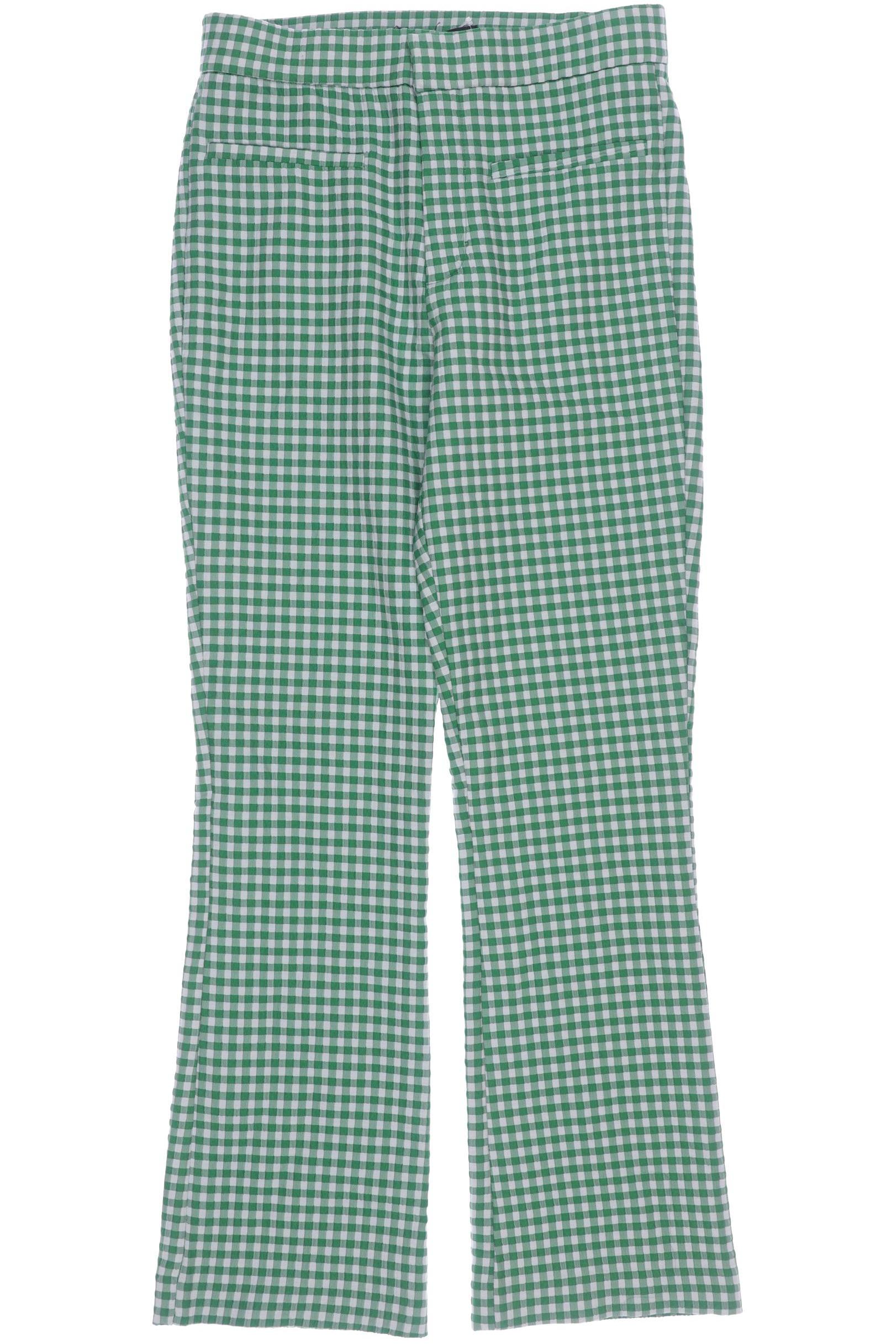 

Zara Damen Stoffhose, grün, Gr. 0