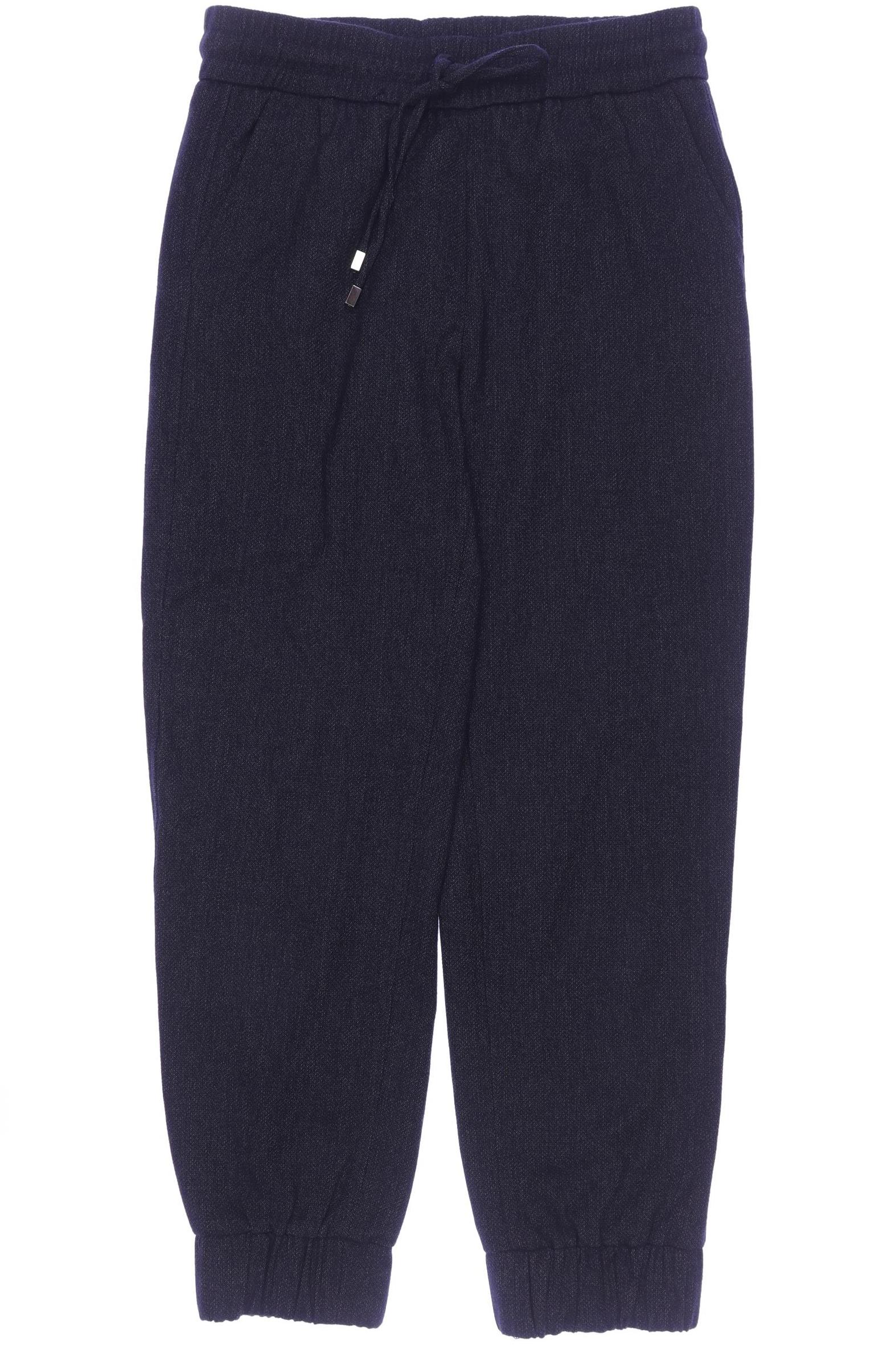 Thumbnail - Zara Damen Stoffhose, marineblau, Gr. 0