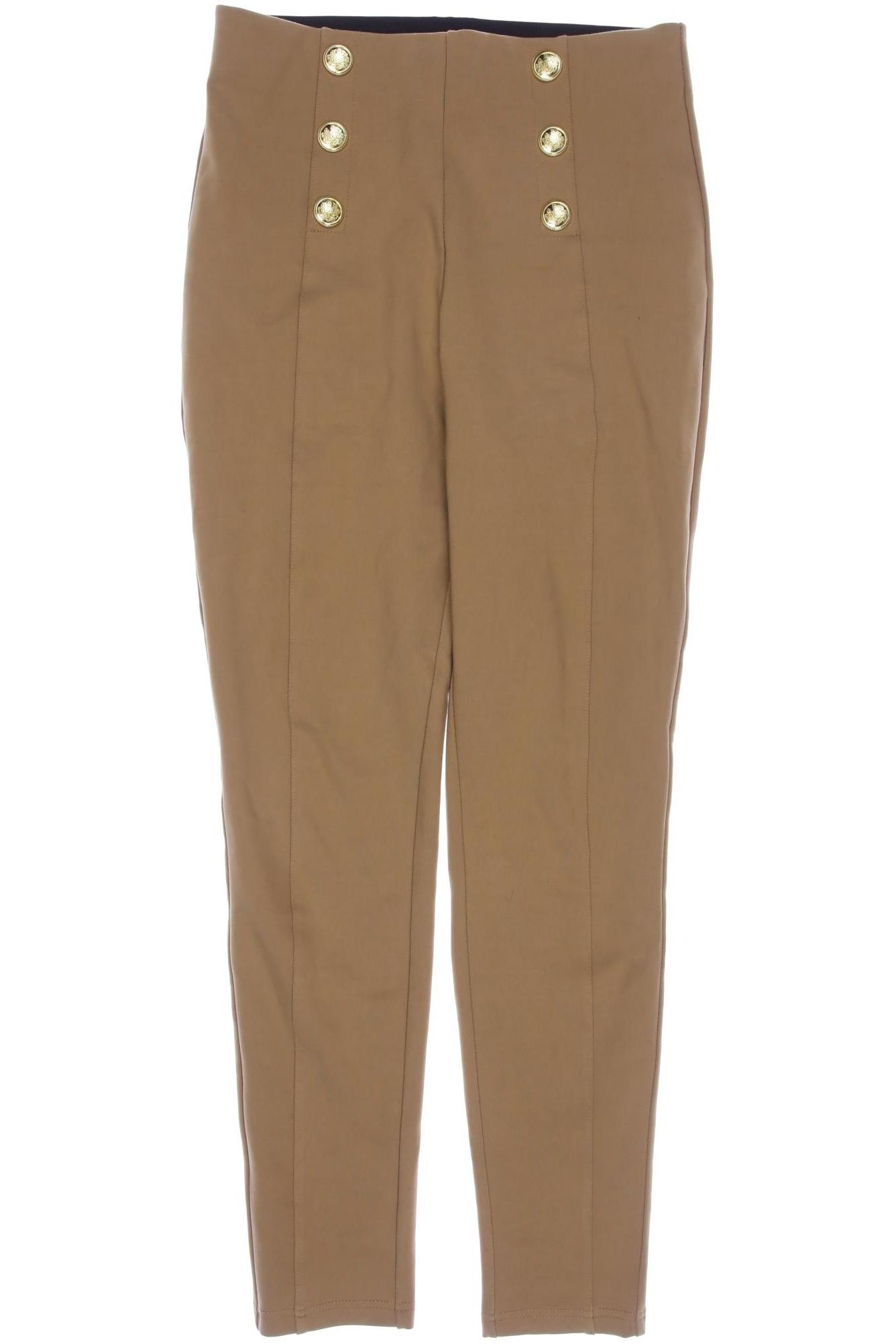 

Zara Damen Stoffhose, beige, Gr. 0