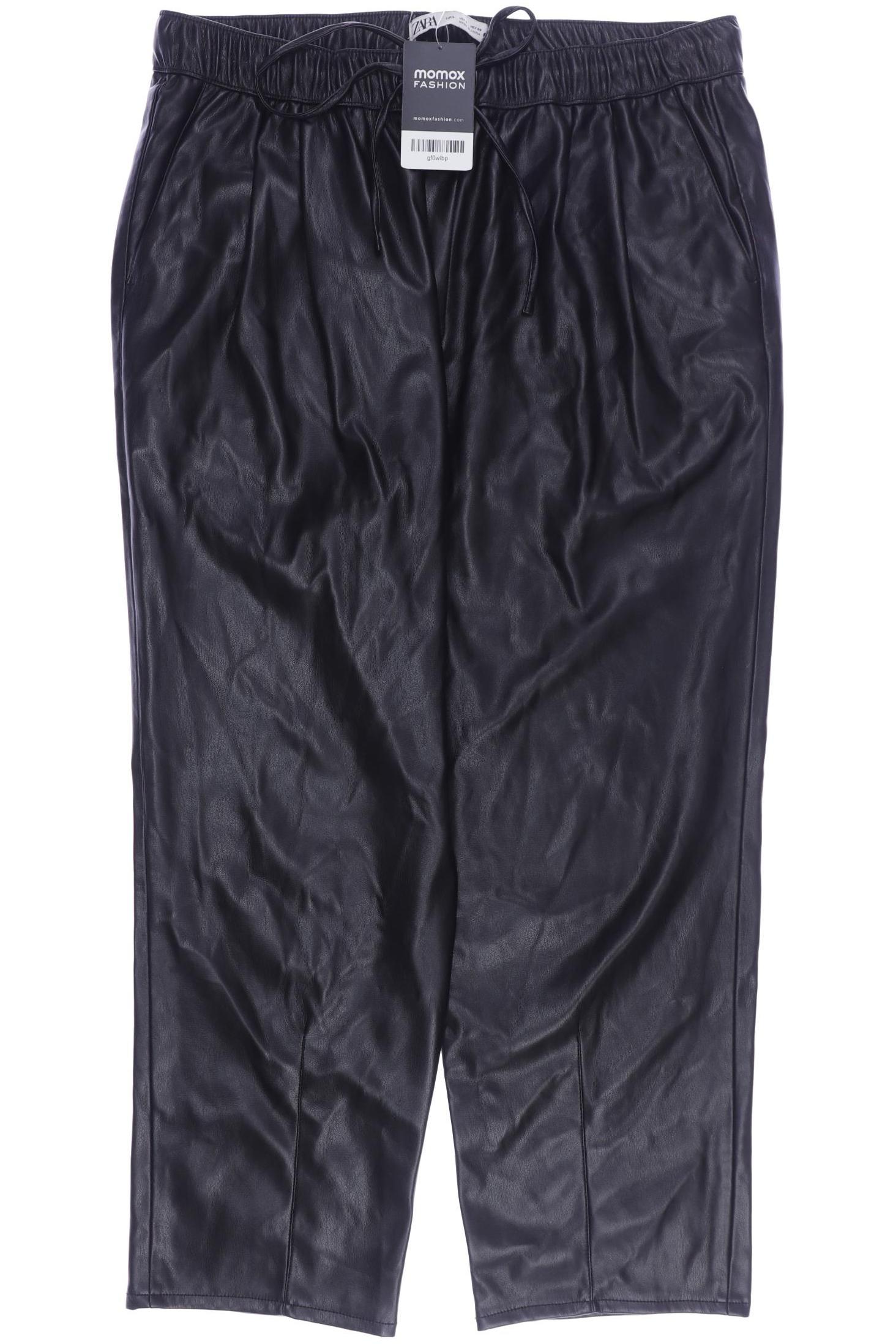 

ZARA Damen Stoffhose, schwarz