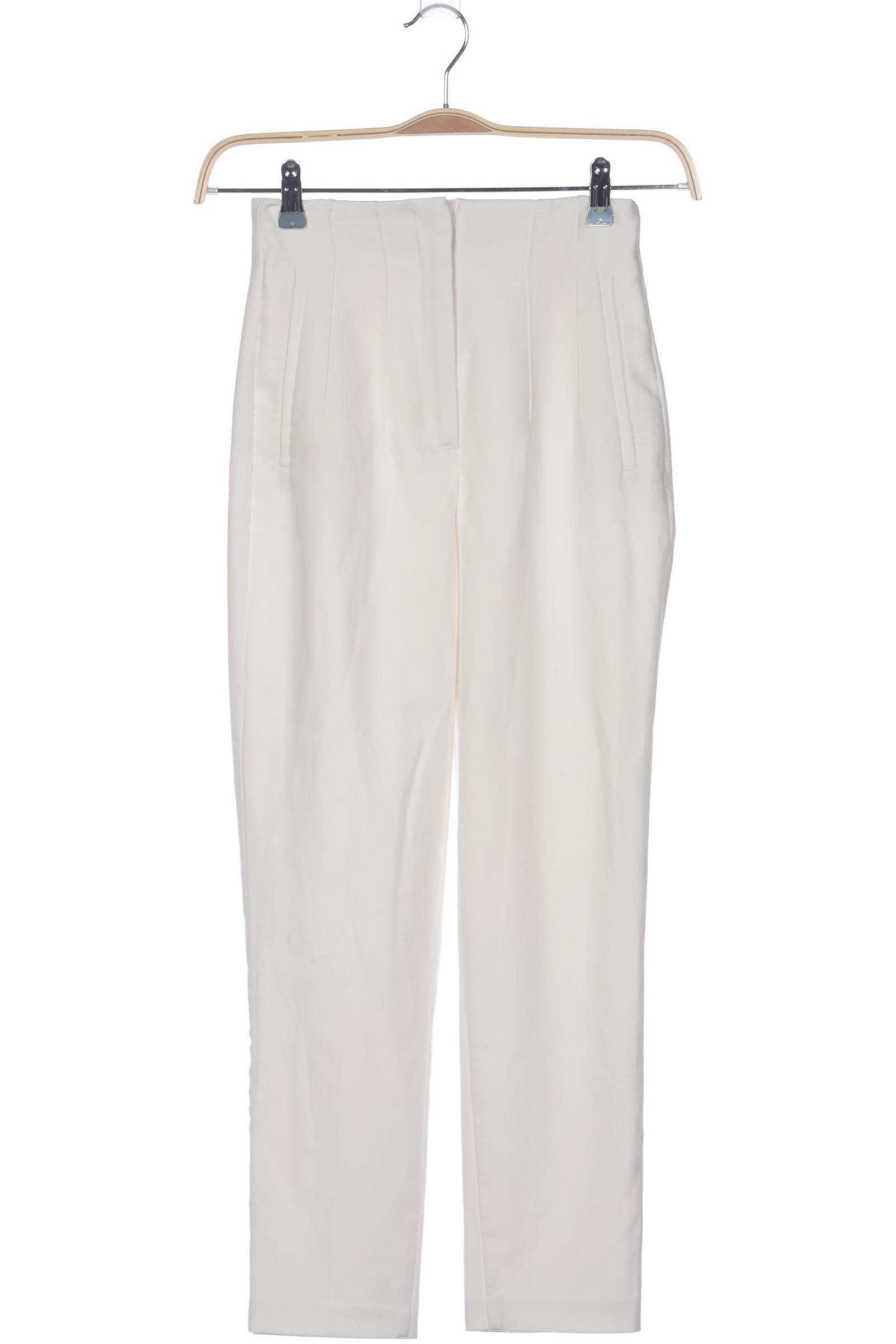 

Zara Damen Stoffhose, weiß, Gr. 0