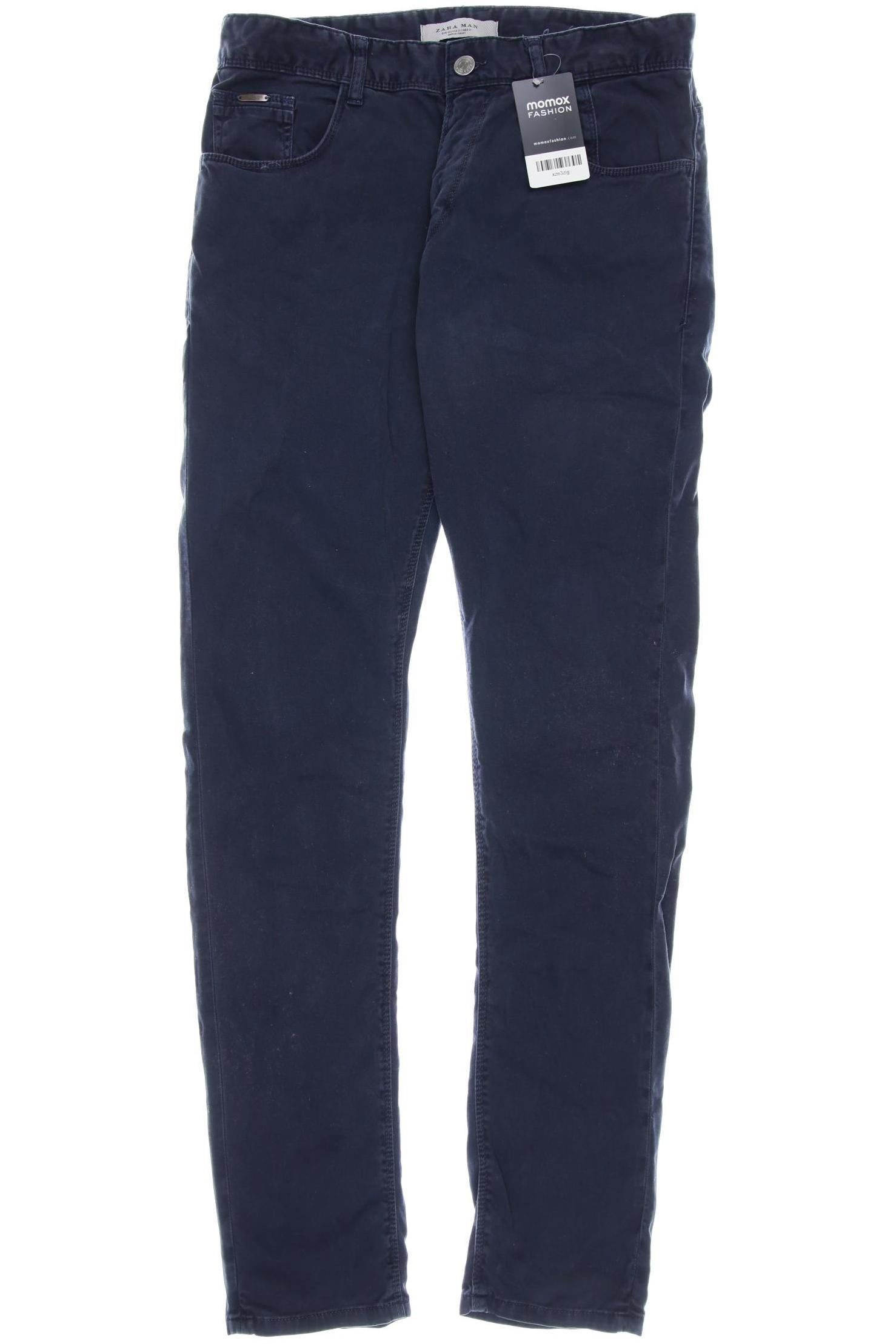 

Zara Damen Stoffhose, marineblau, Gr. 40