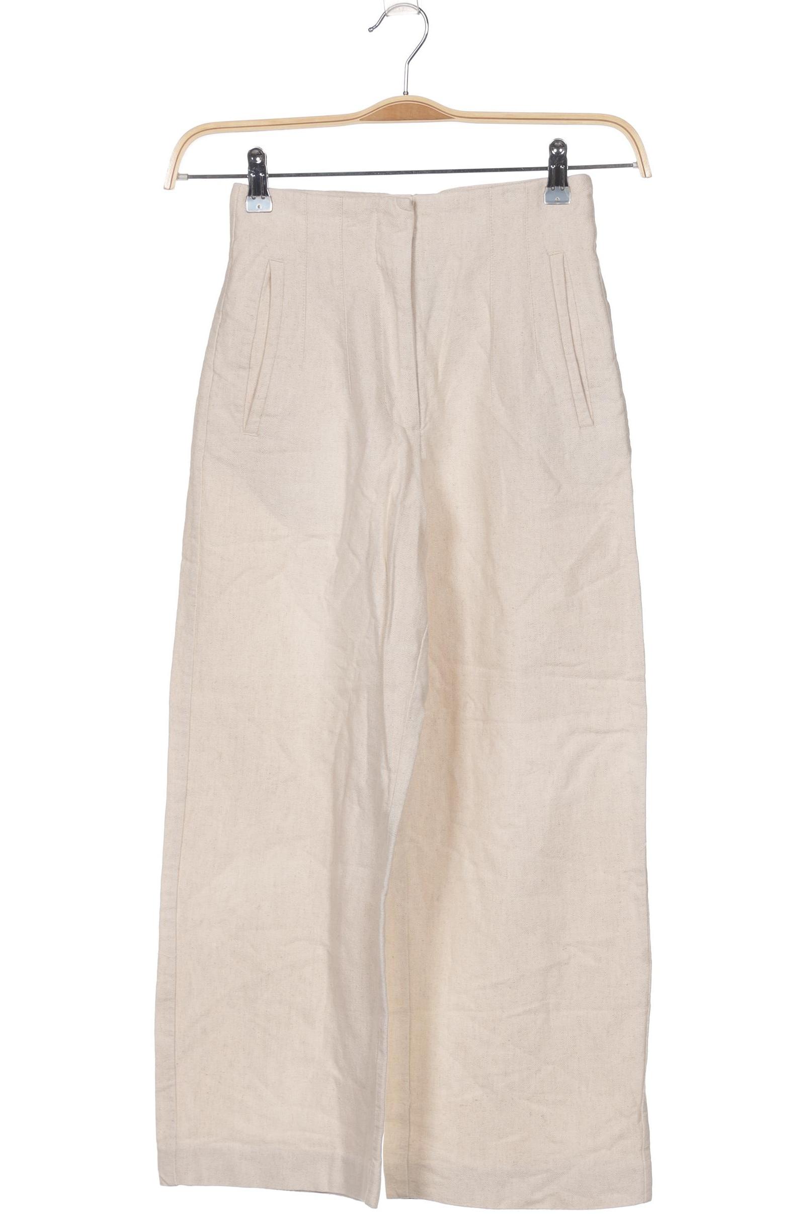 

Zara Damen Stoffhose, cremeweiß, Gr. 0