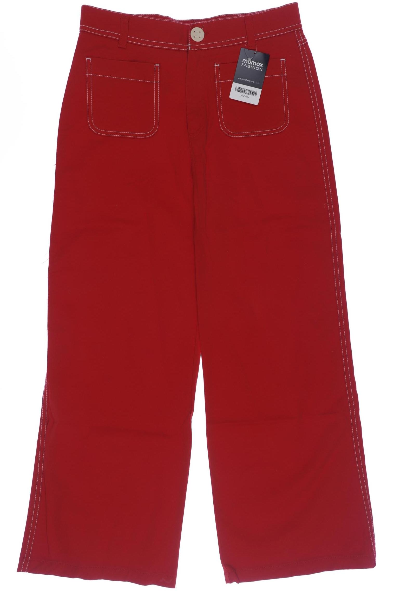 

Zara Damen Stoffhose, rot, Gr. 0