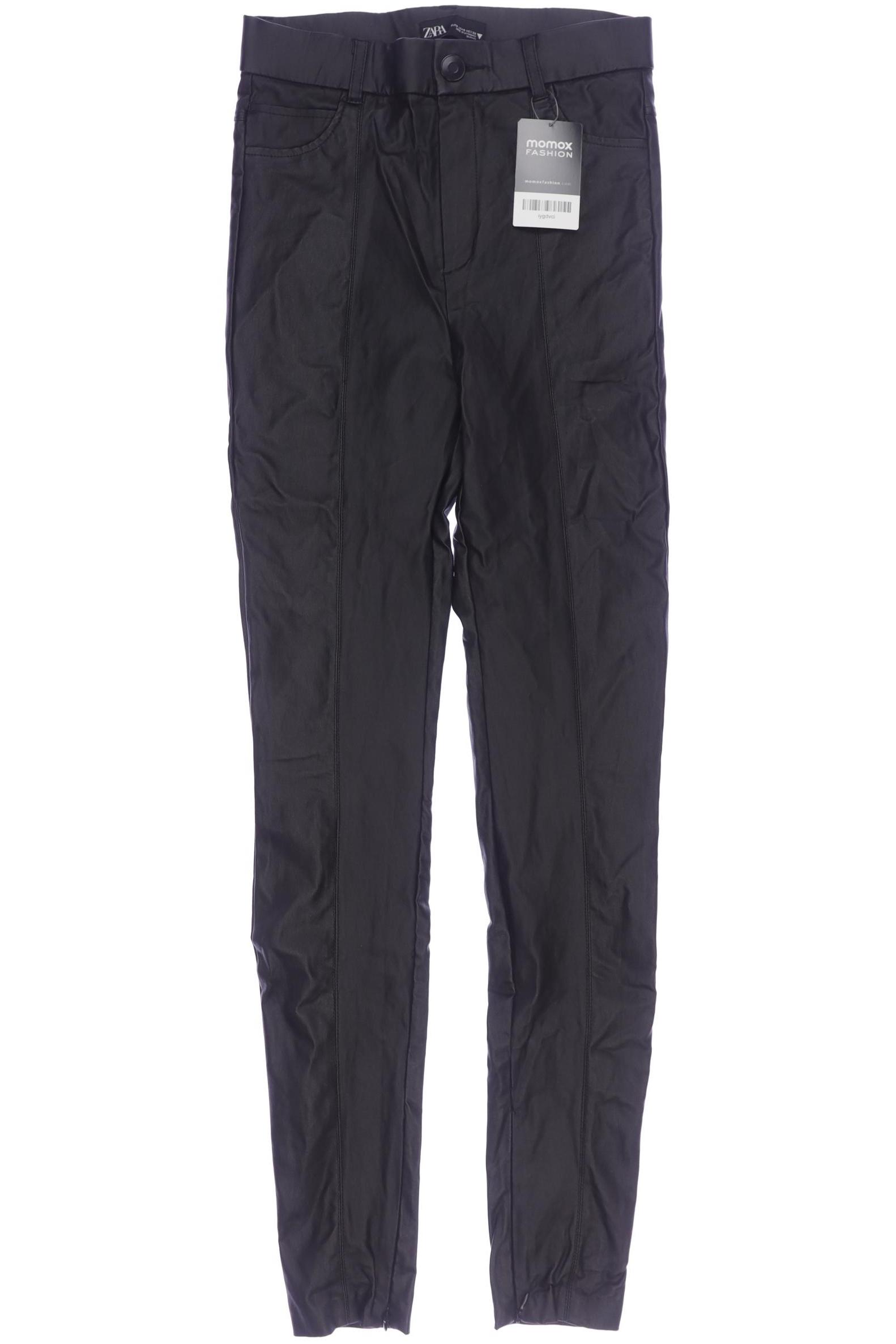 

Zara Damen Stoffhose, schwarz, Gr. 0