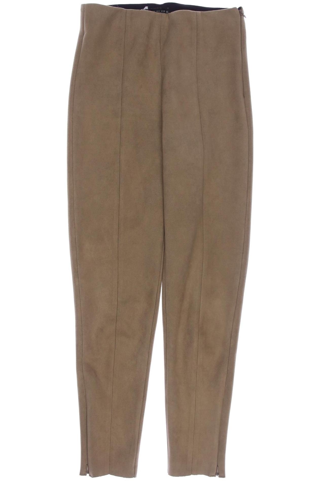 

Zara Damen Stoffhose, beige, Gr. 0