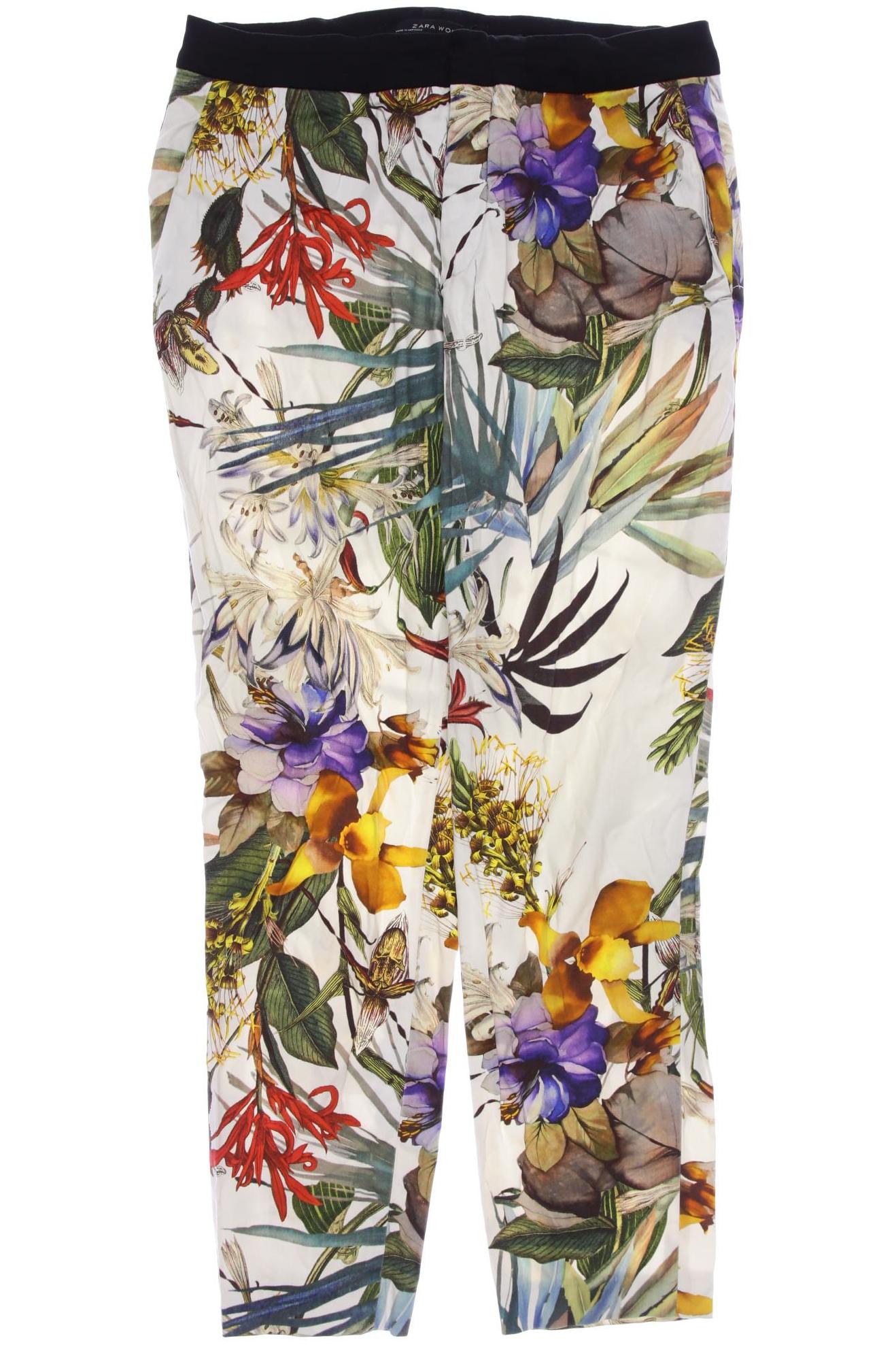 

Zara Damen Stoffhose, mehrfarbig, Gr. 0
